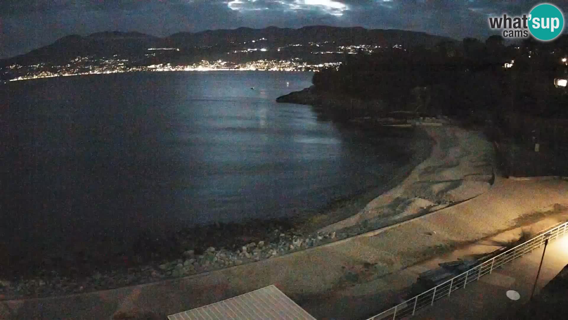 Rijeka web kamera plaža pri Bazenih Kantrida