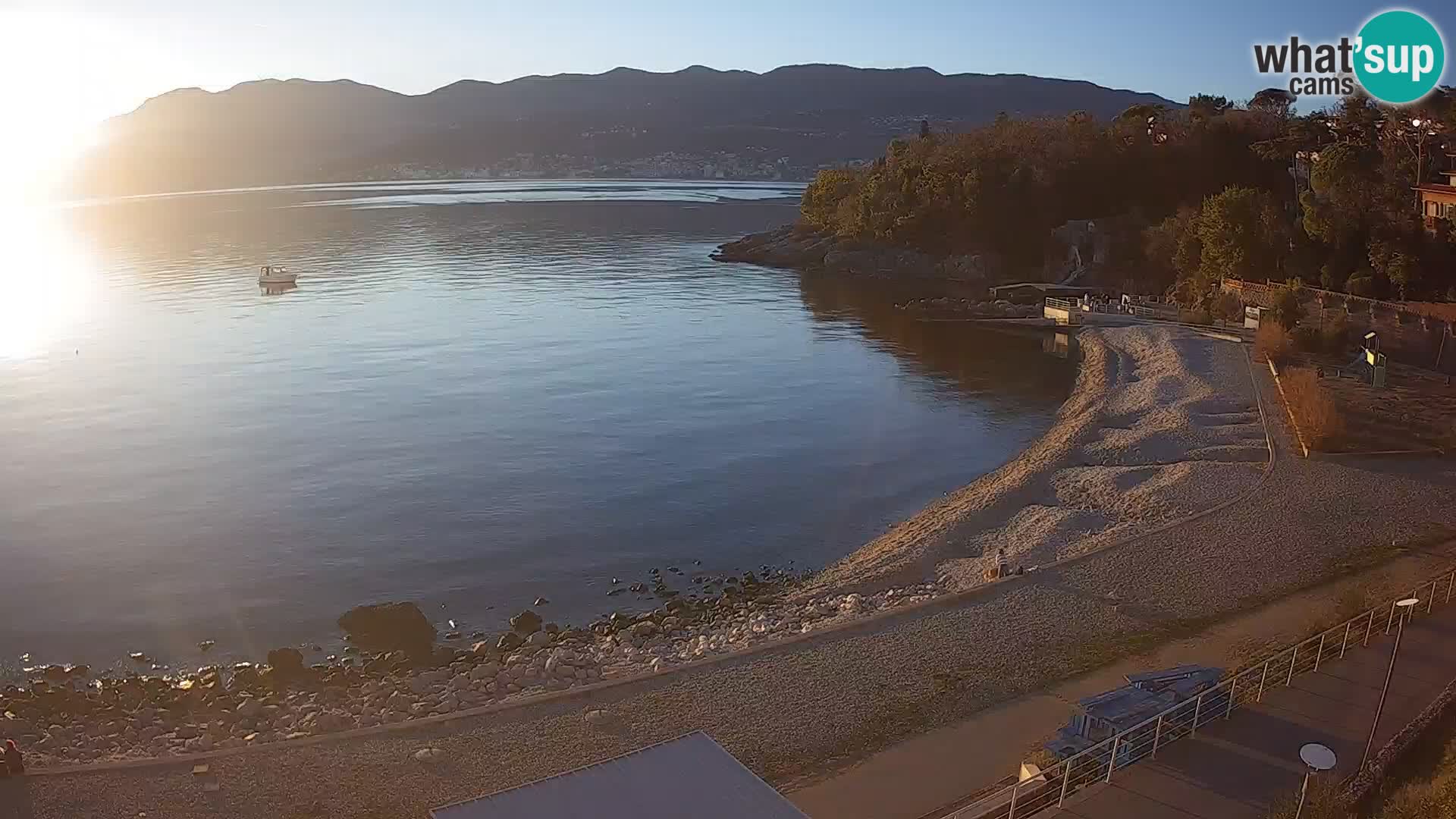 Rijeka web kamera plaža pri Bazenih Kantrida