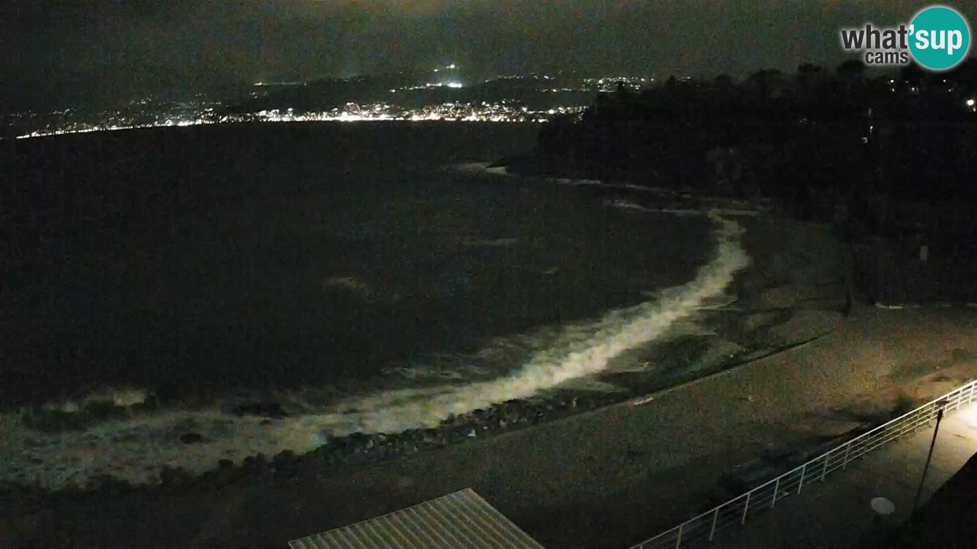 Rijeka web kamera plaža pri Bazenih Kantrida