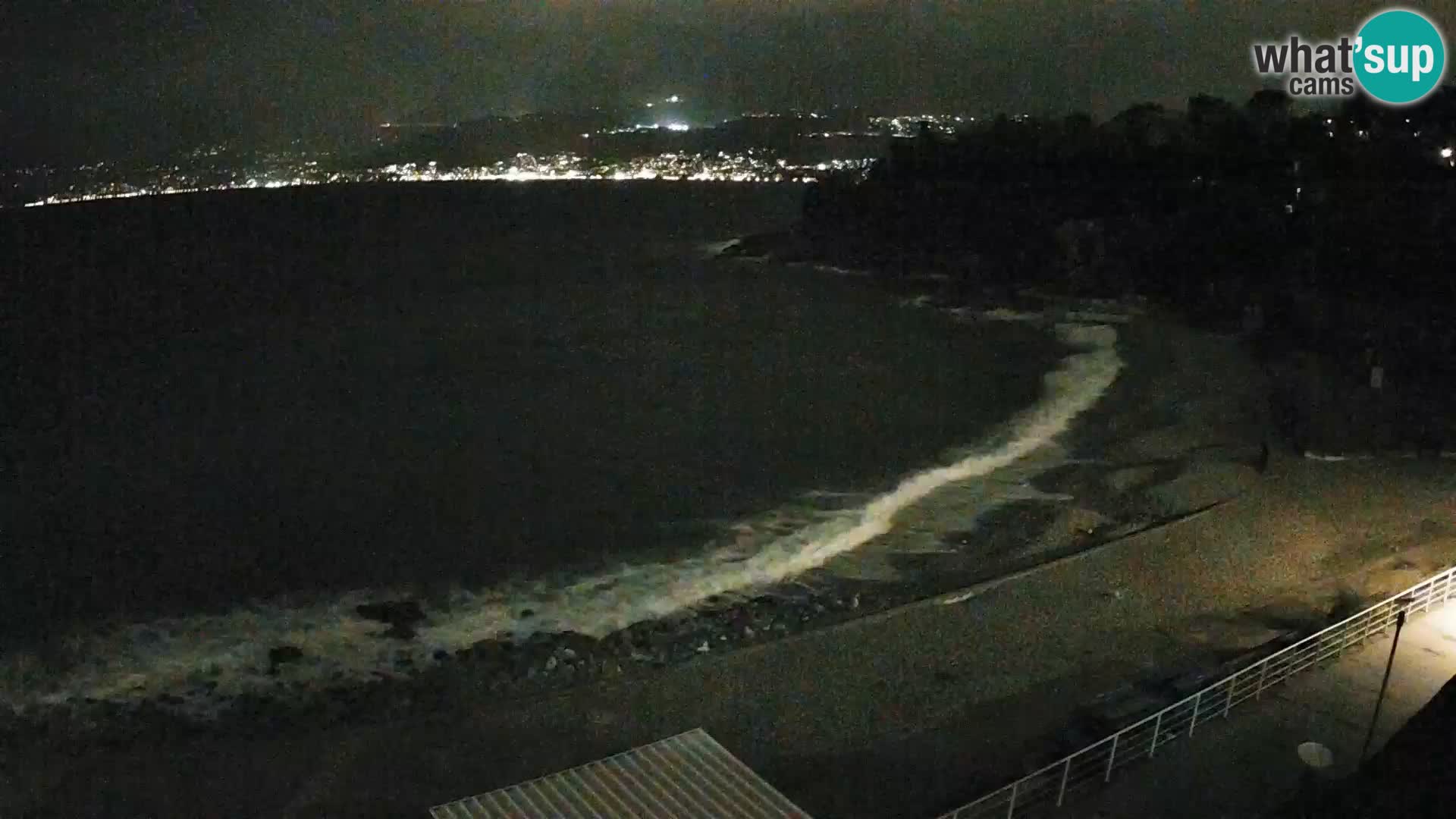 Rijeka web kamera plaža pri Bazenih Kantrida