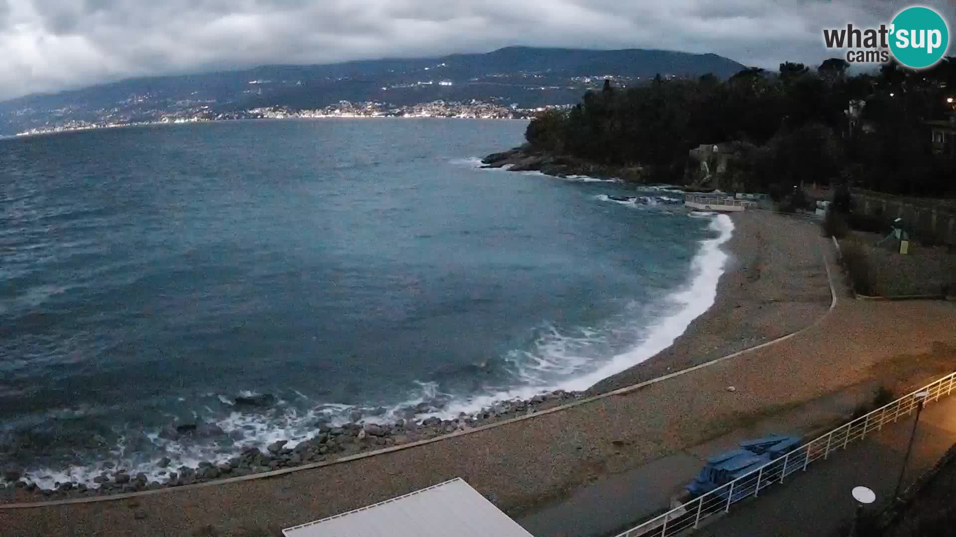 Reka Spletna kamera  plaža pri Bazenih Kantrida