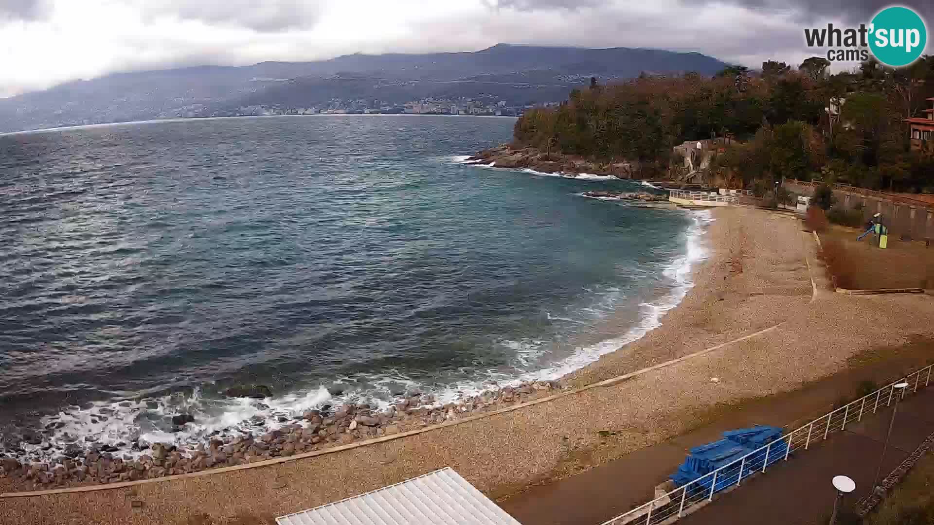 Reka Spletna kamera  plaža pri Bazenih Kantrida