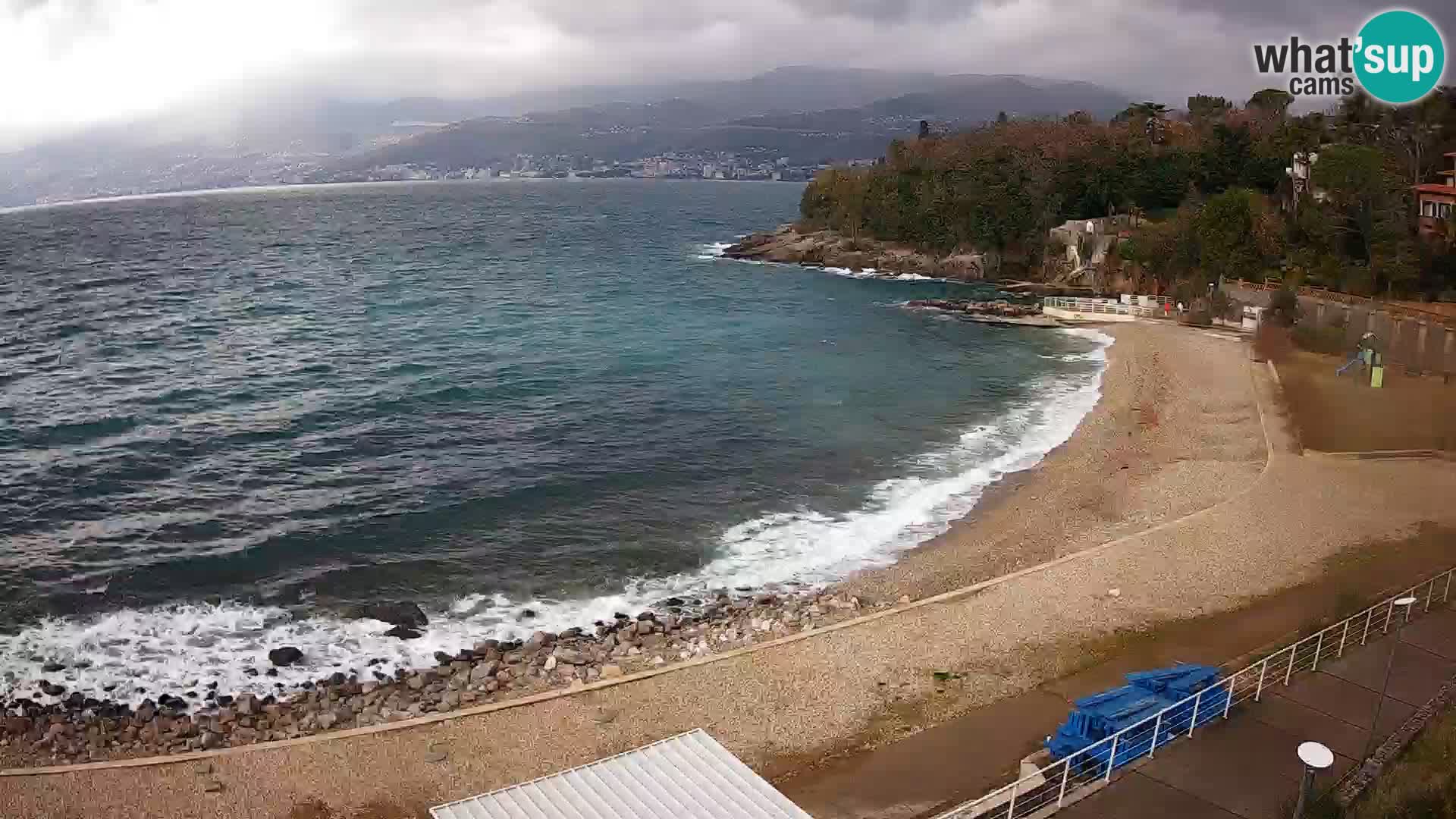 Reka Spletna kamera  plaža pri Bazenih Kantrida