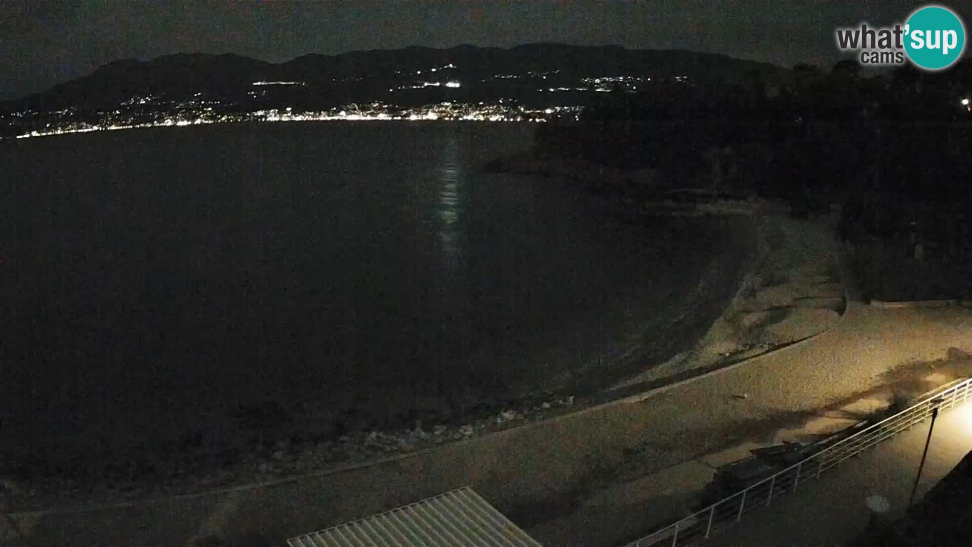 Rijeka web kamera plaža pri Bazenih Kantrida