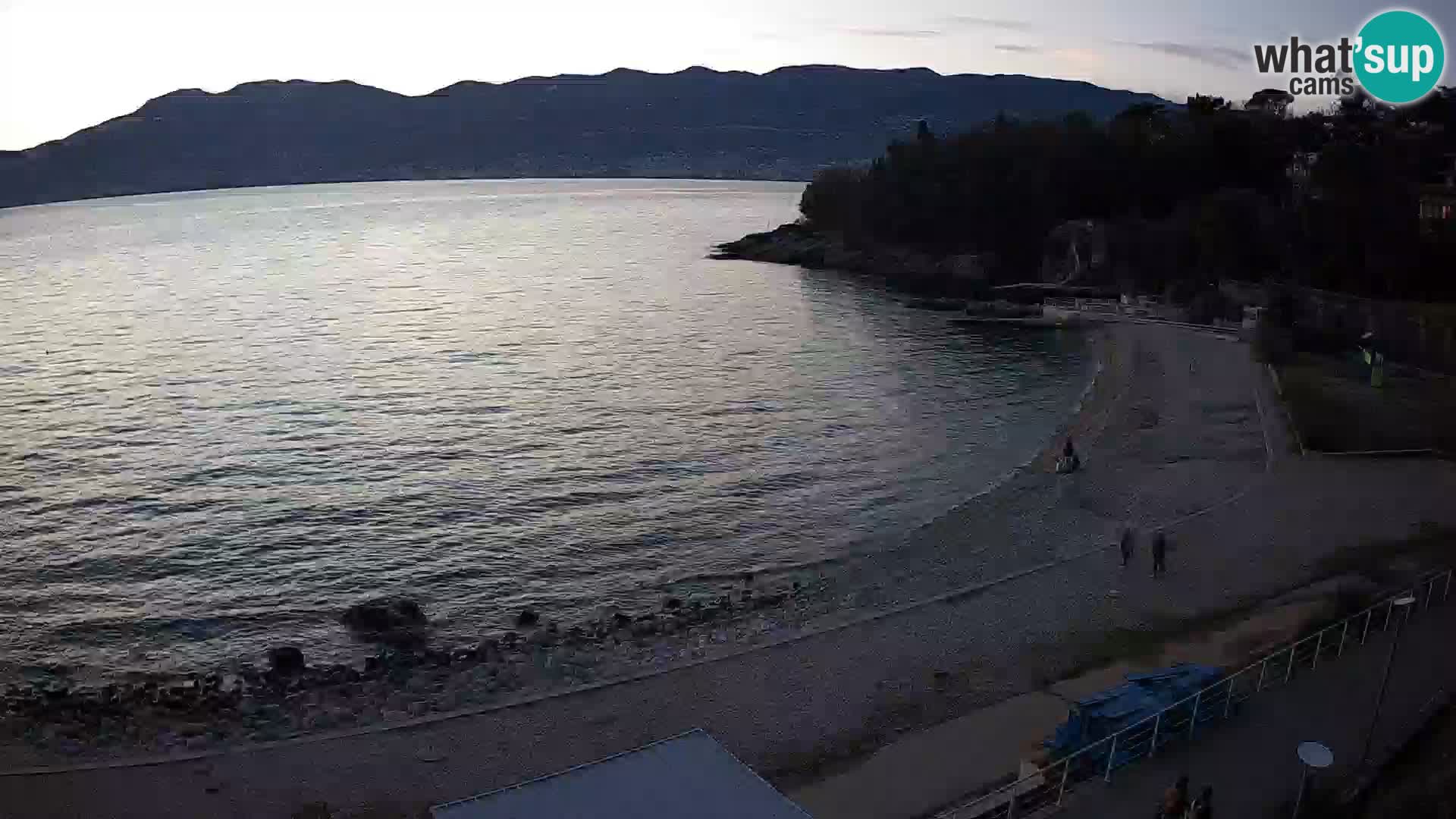 Reka Spletna kamera  plaža pri Bazenih Kantrida