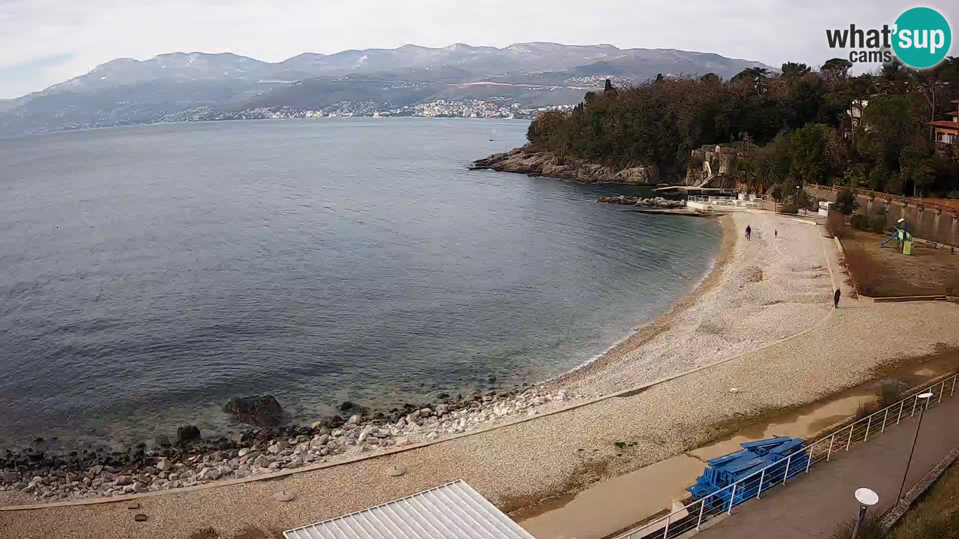 Reka Spletna kamera  plaža pri Bazenih Kantrida