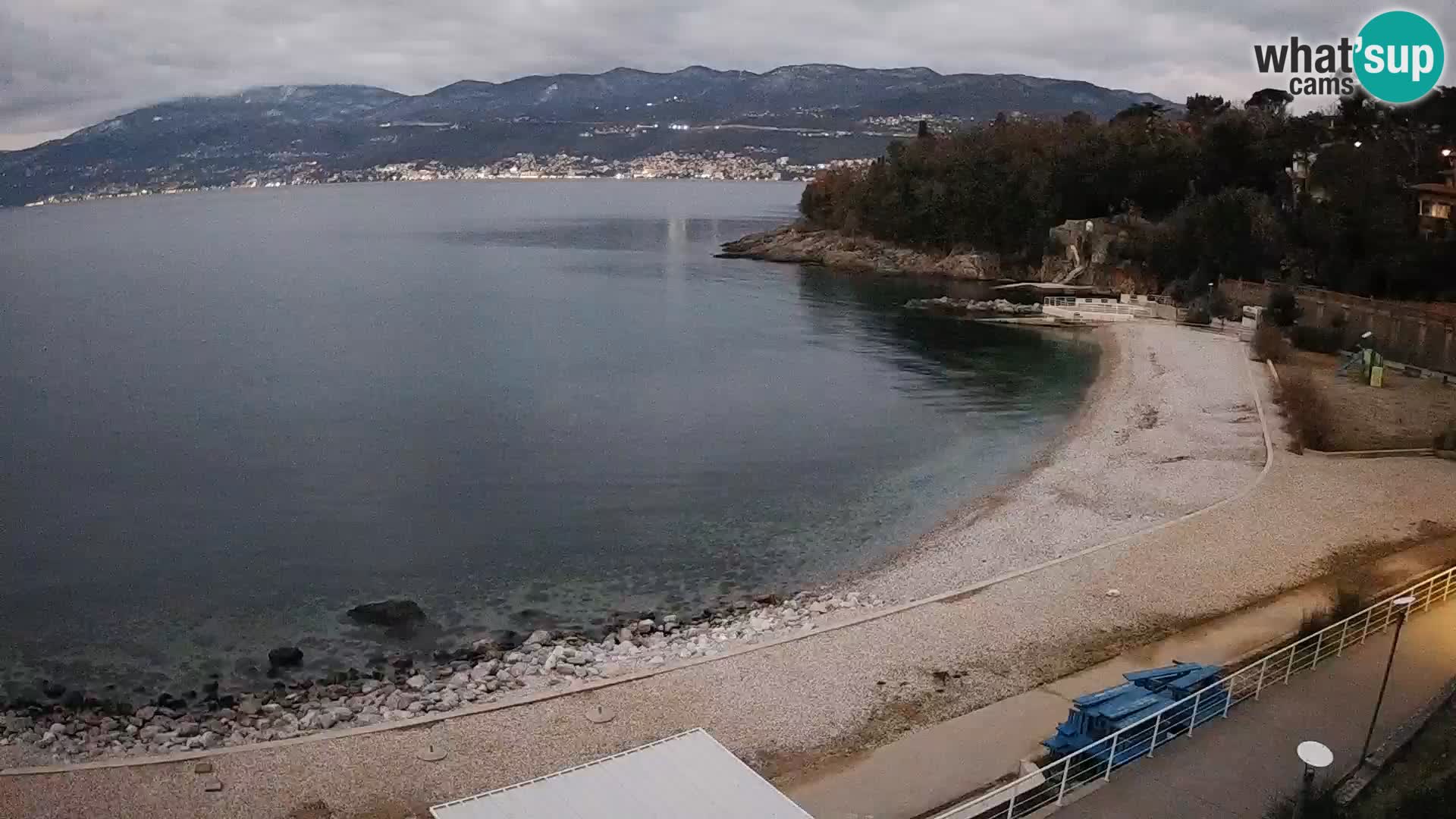 Rijeka web kamera plaža pri Bazenih Kantrida