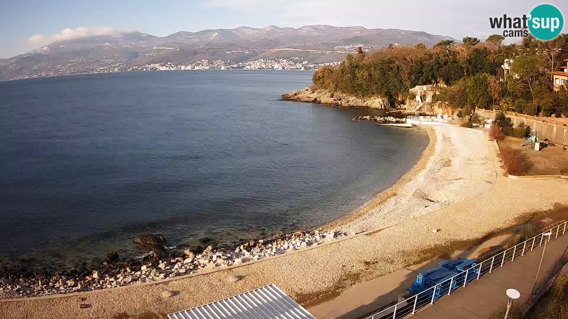 Rijeka web kamera plaža pri Bazenih Kantrida