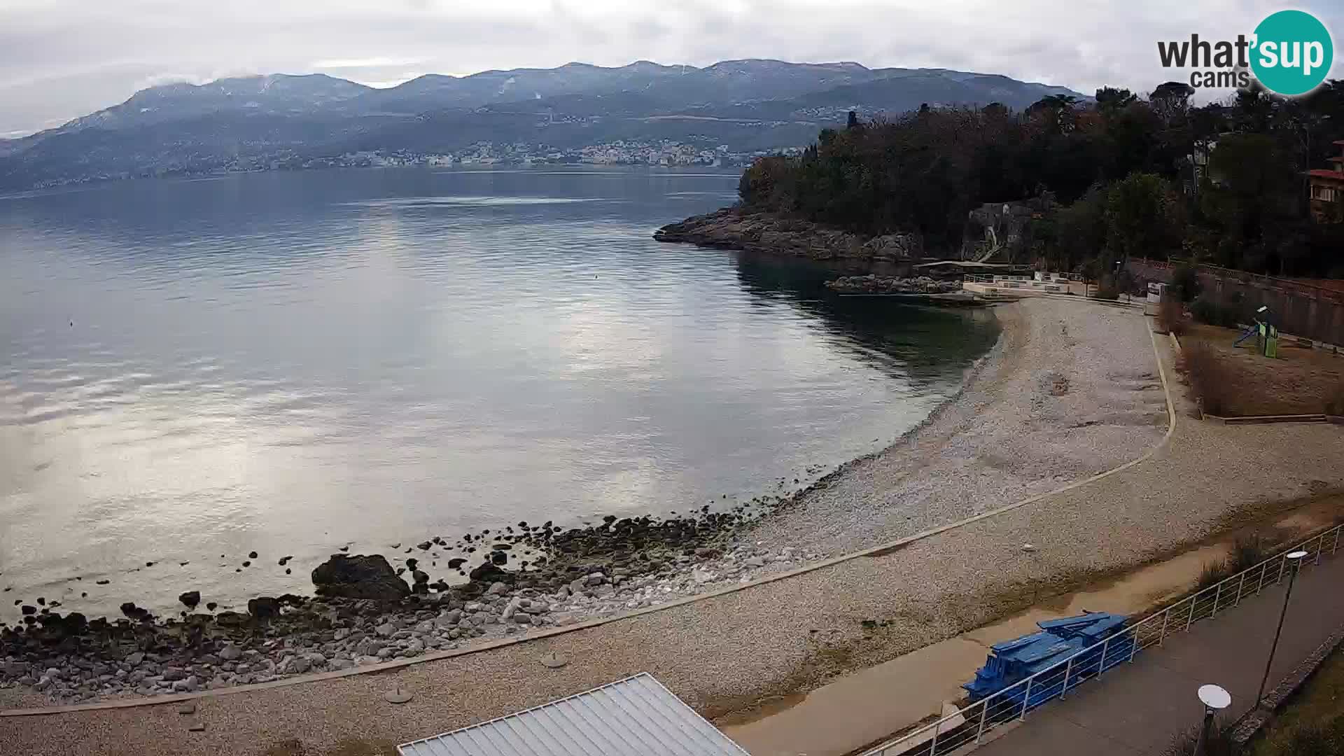 Rijeka web kamera plaža pri Bazenih Kantrida