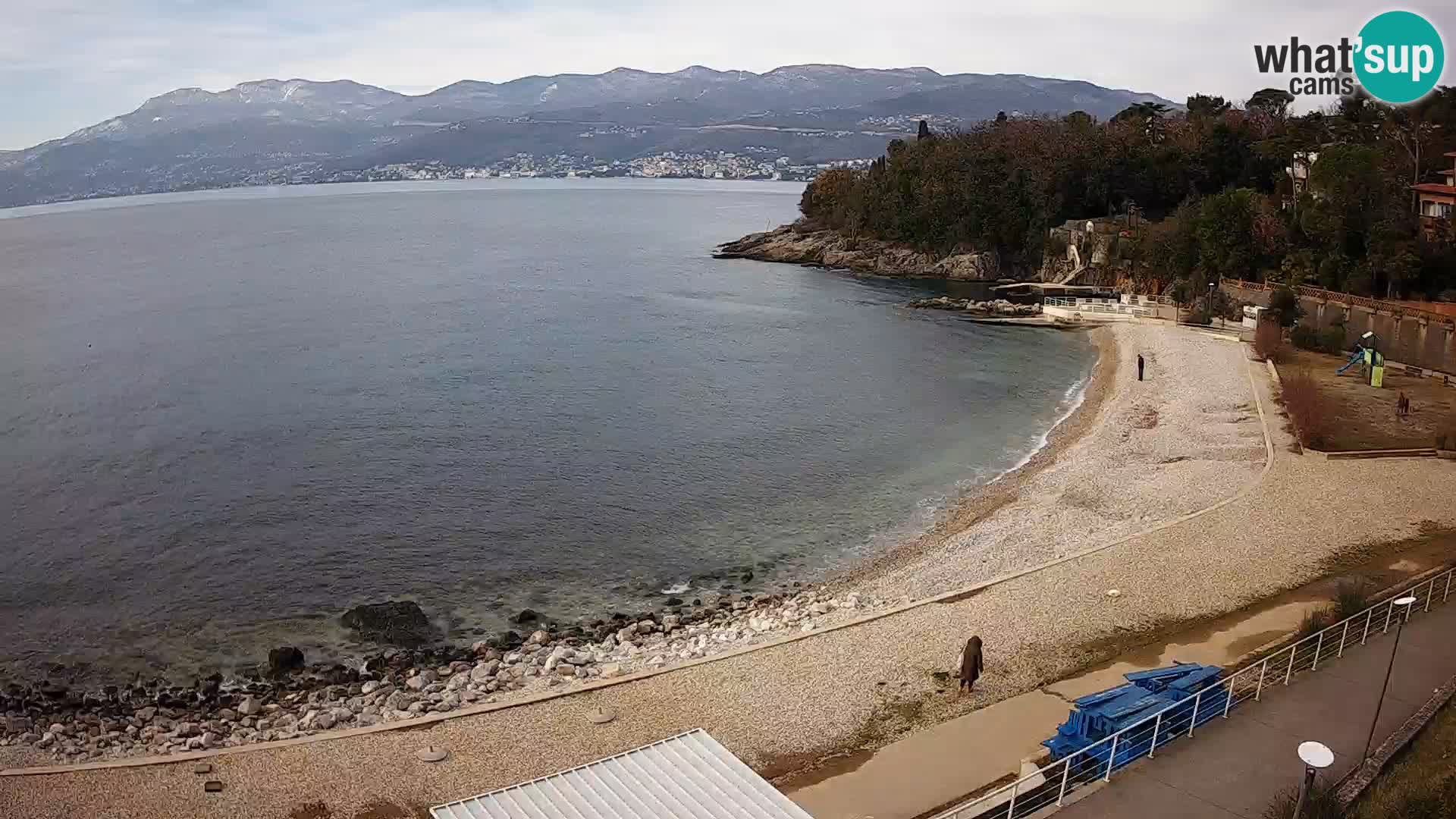 Reka Spletna kamera  plaža pri Bazenih Kantrida