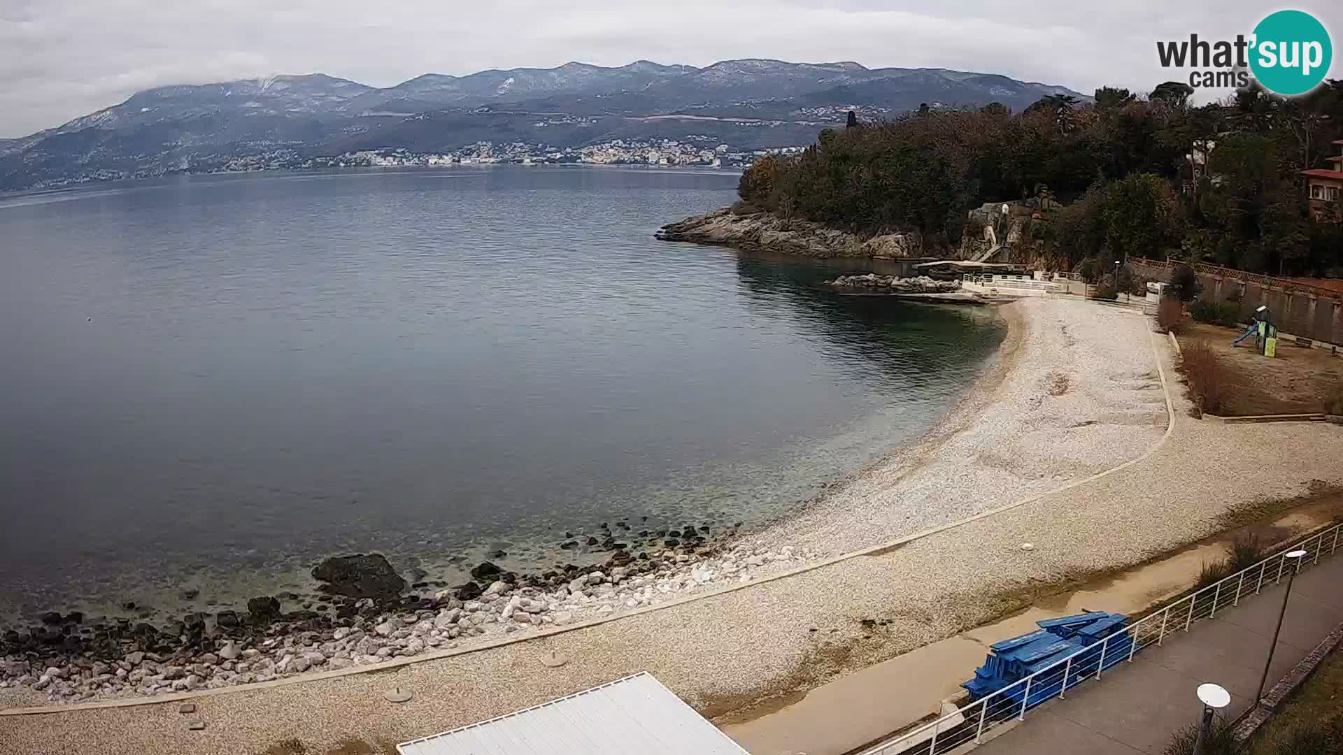 Reka Spletna kamera  plaža pri Bazenih Kantrida