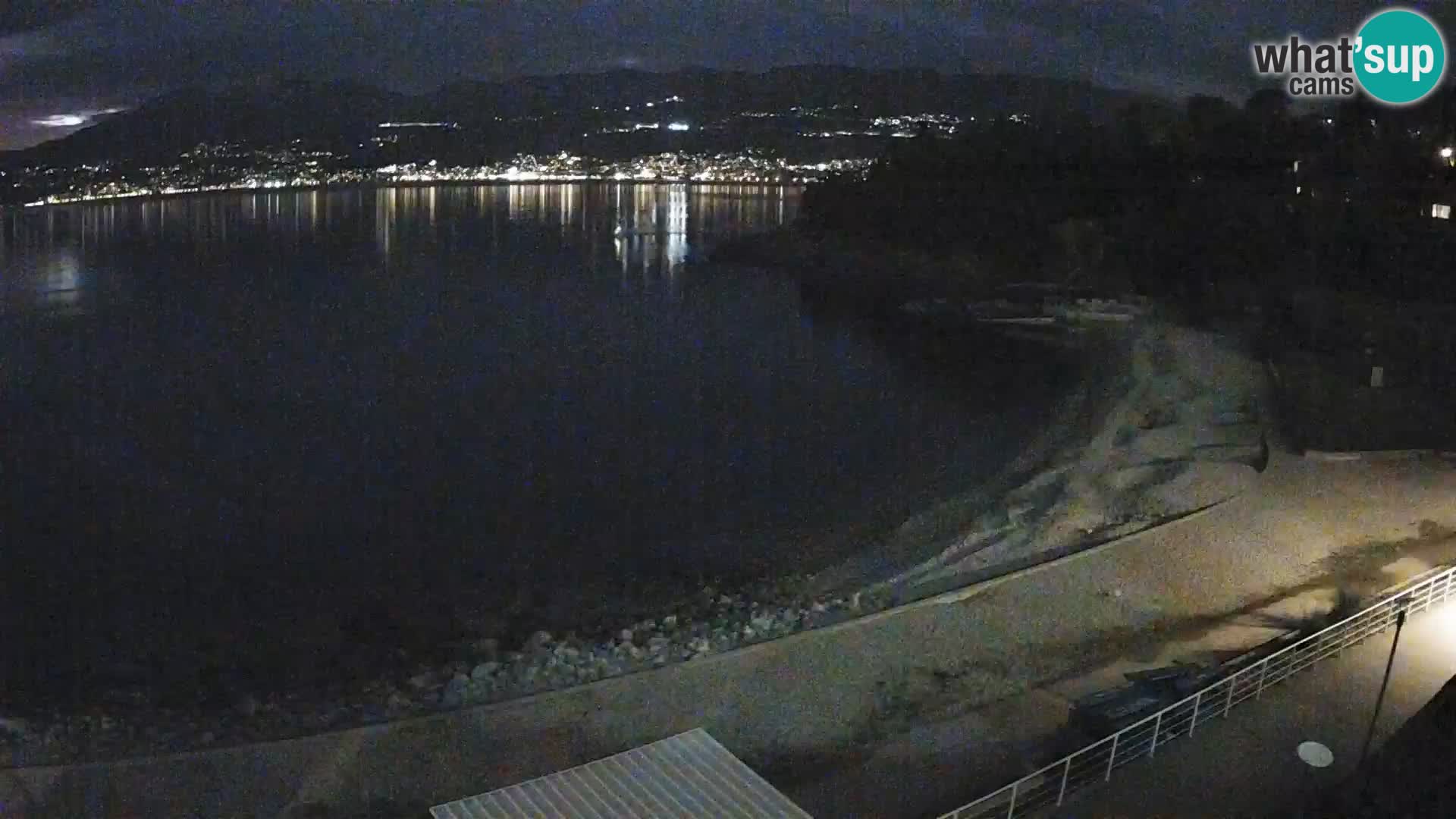 Rijeka web kamera plaža pri Bazenih Kantrida