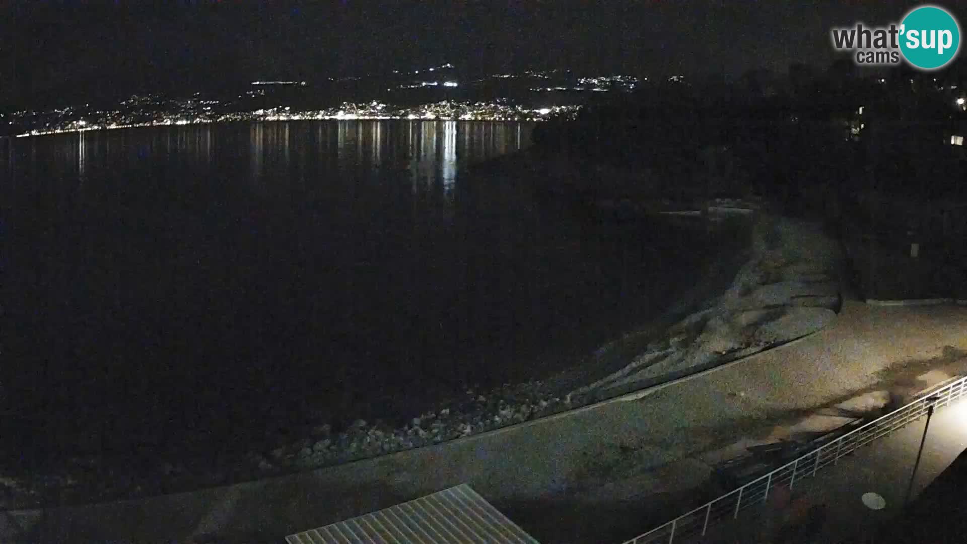 Rijeka web kamera plaža pri Bazenih Kantrida