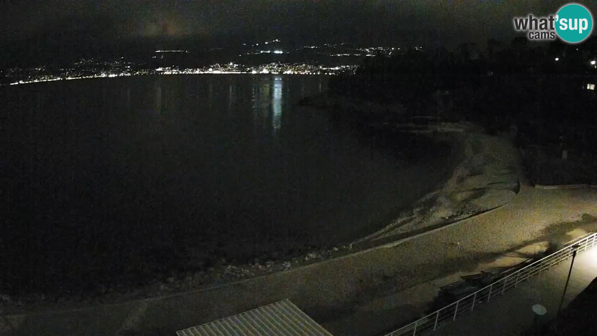 Rijeka web kamera plaža pri Bazenih Kantrida