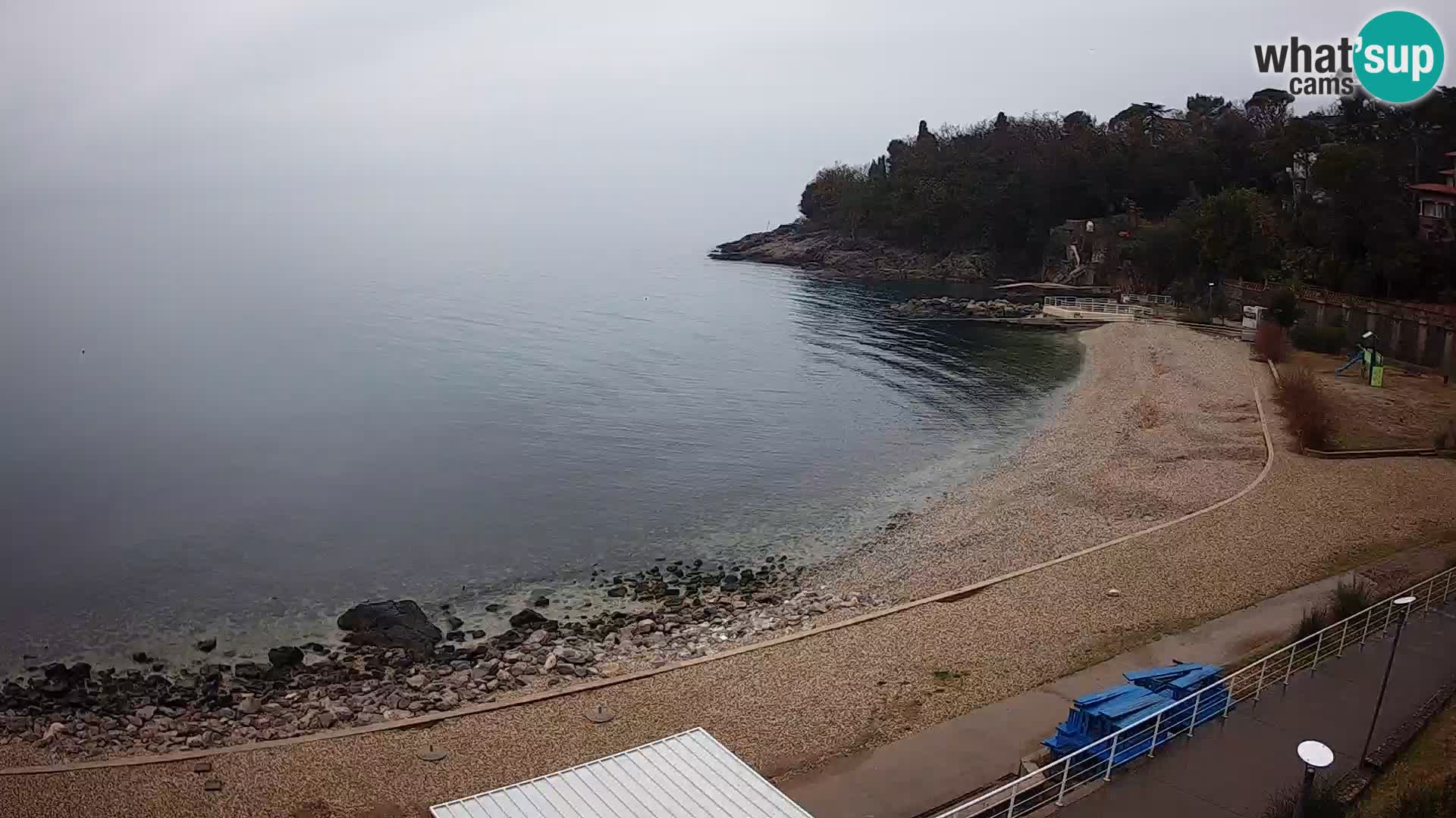 Rijeka web kamera plaža pri Bazenih Kantrida