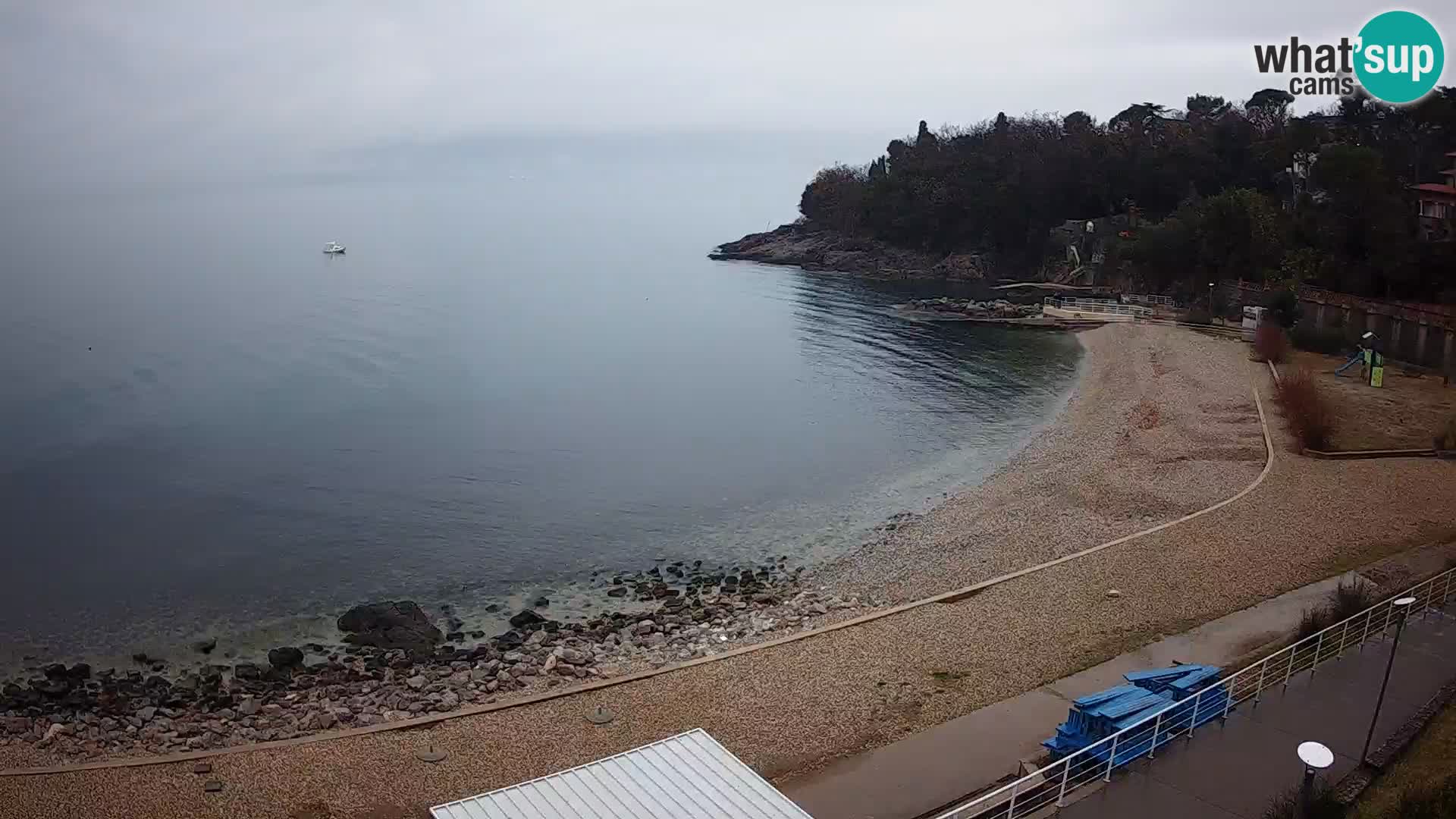 Reka Spletna kamera  plaža pri Bazenih Kantrida