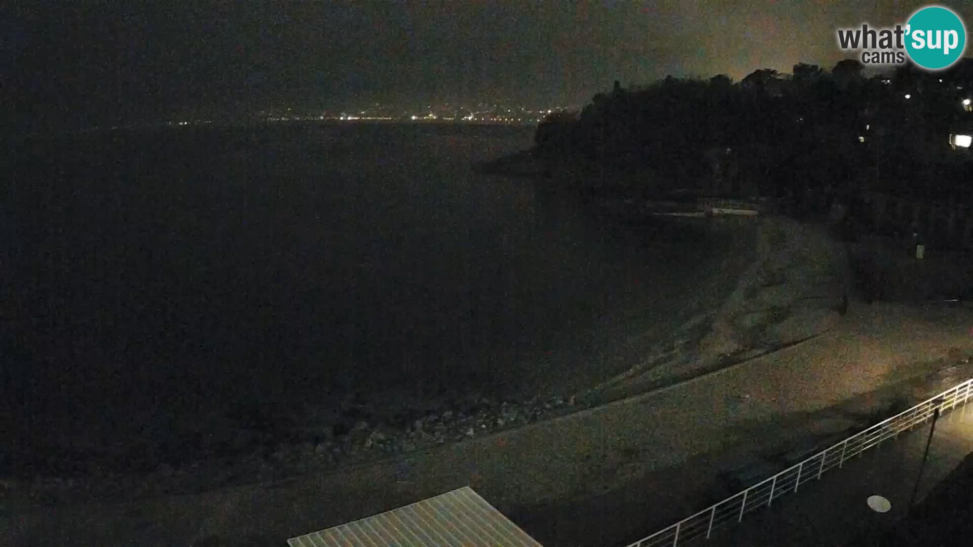 Rijeka web kamera plaža pri Bazenih Kantrida