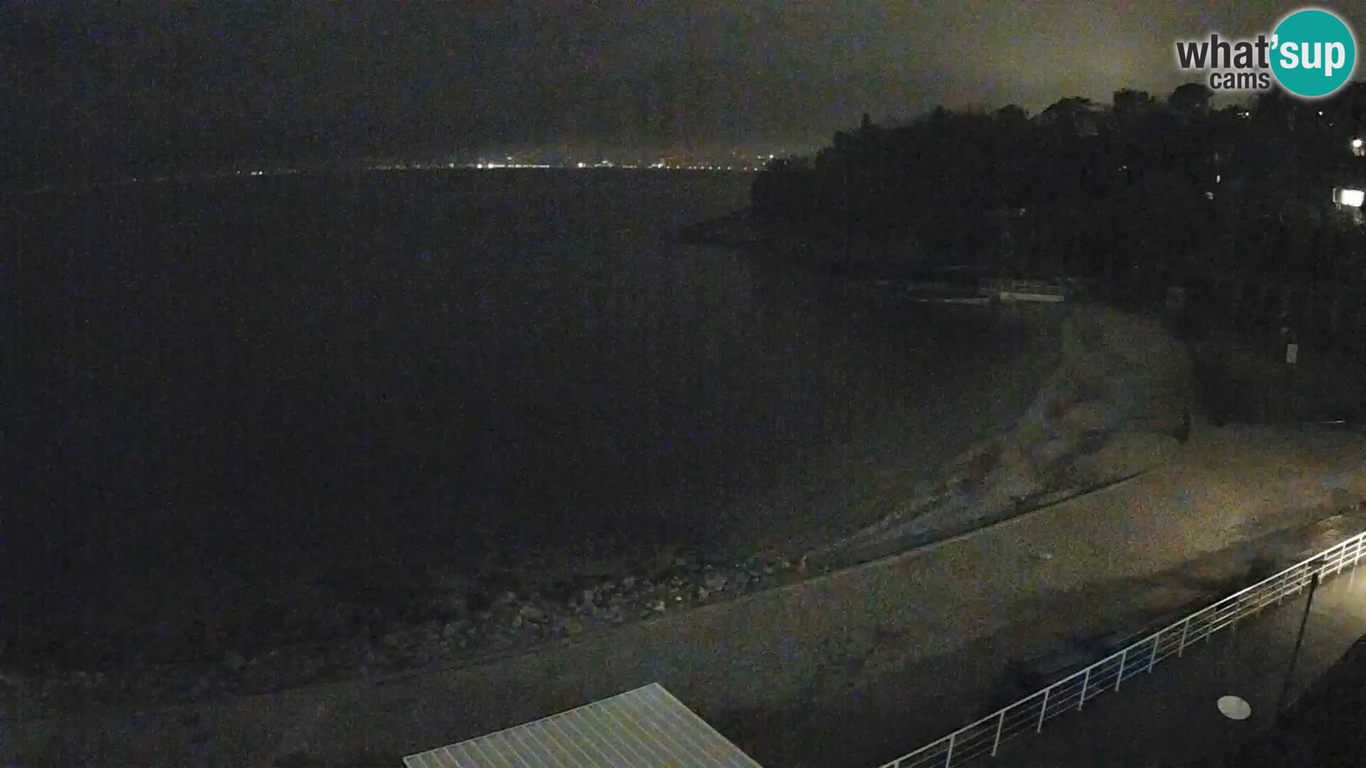 Rijeka web kamera plaža pri Bazenih Kantrida