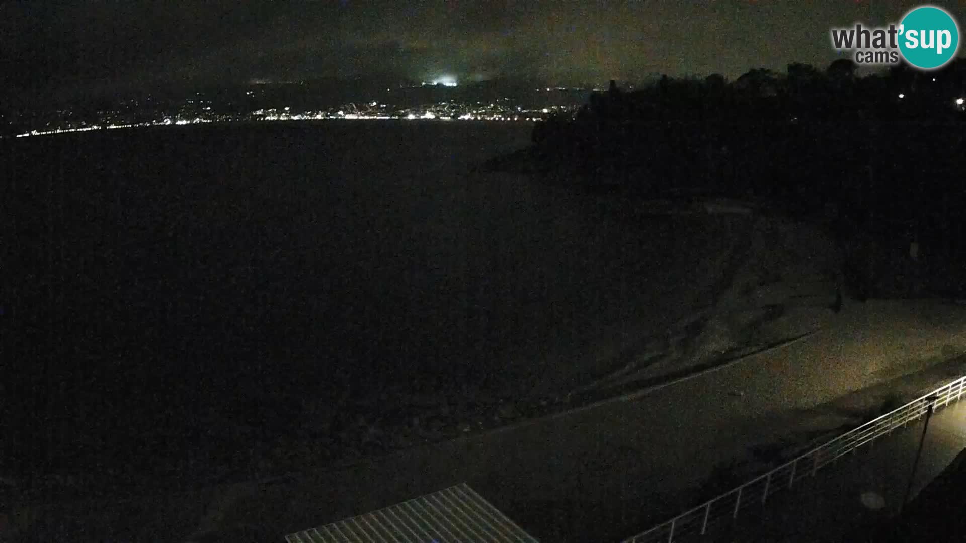 Rijeka web kamera plaža pri Bazenih Kantrida