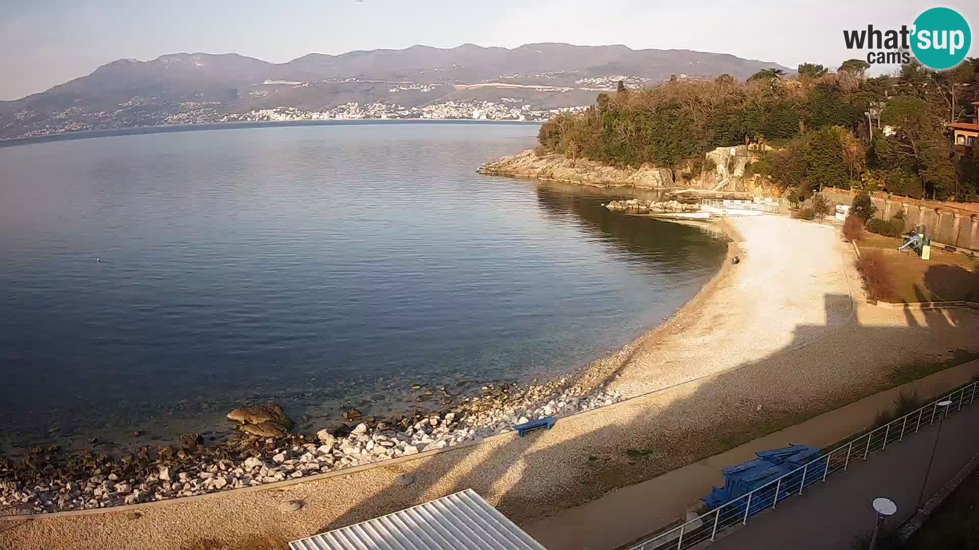 Reka Spletna kamera  plaža pri Bazenih Kantrida