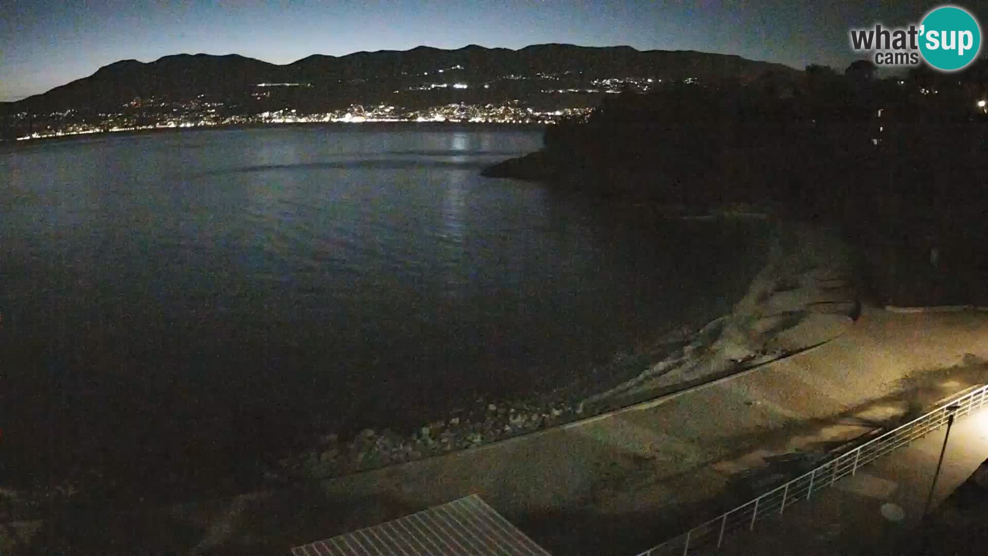 Reka Spletna kamera  plaža pri Bazenih Kantrida