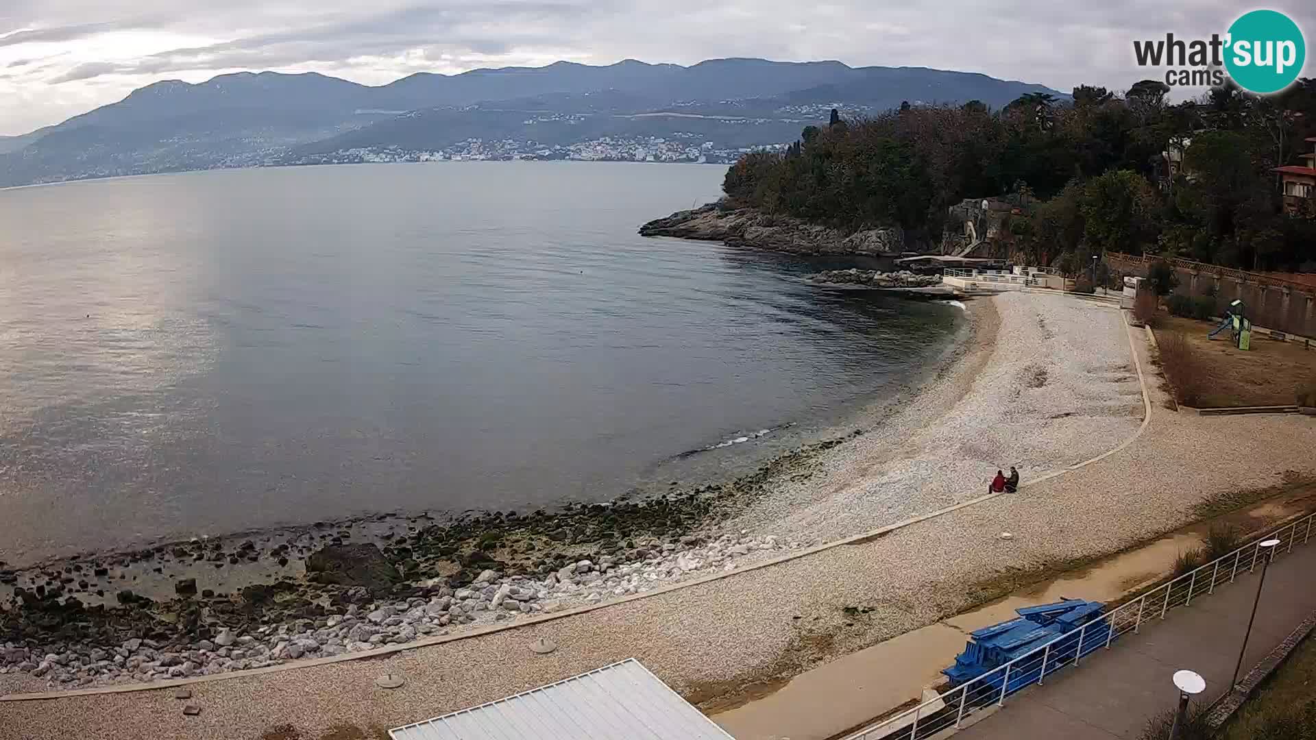 Rijeka web kamera plaža pri Bazenih Kantrida