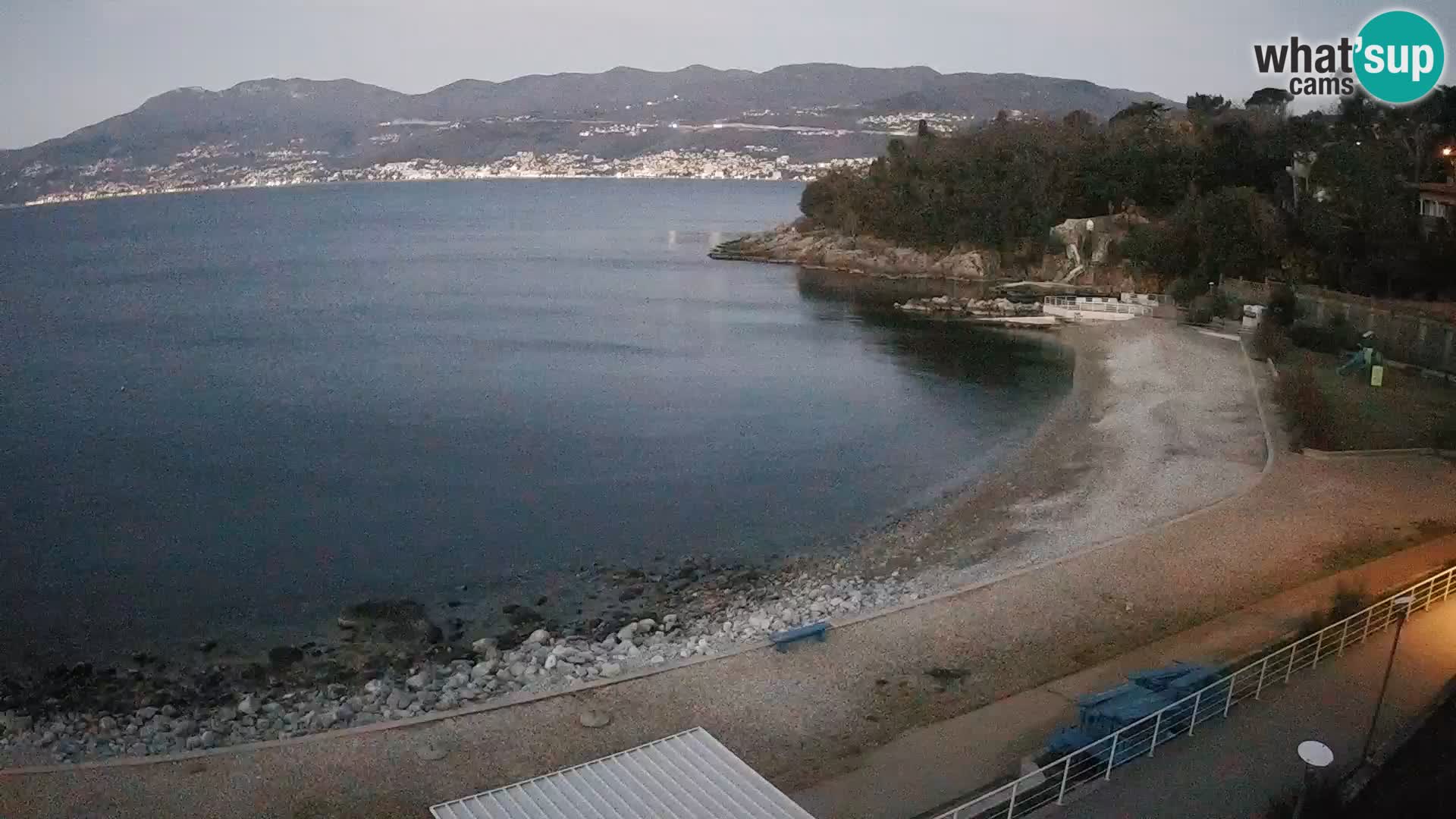 Reka Spletna kamera  plaža pri Bazenih Kantrida