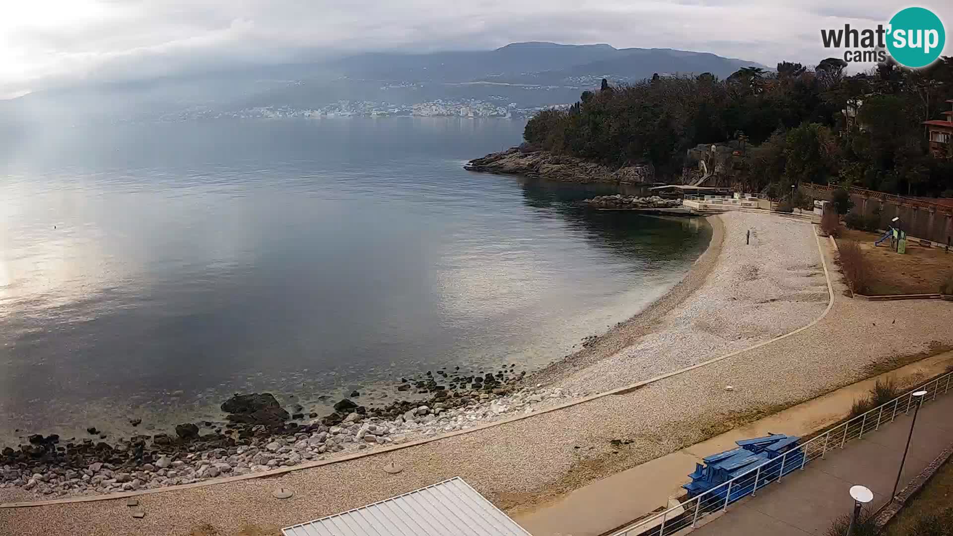 Rijeka web kamera plaža pri Bazenih Kantrida