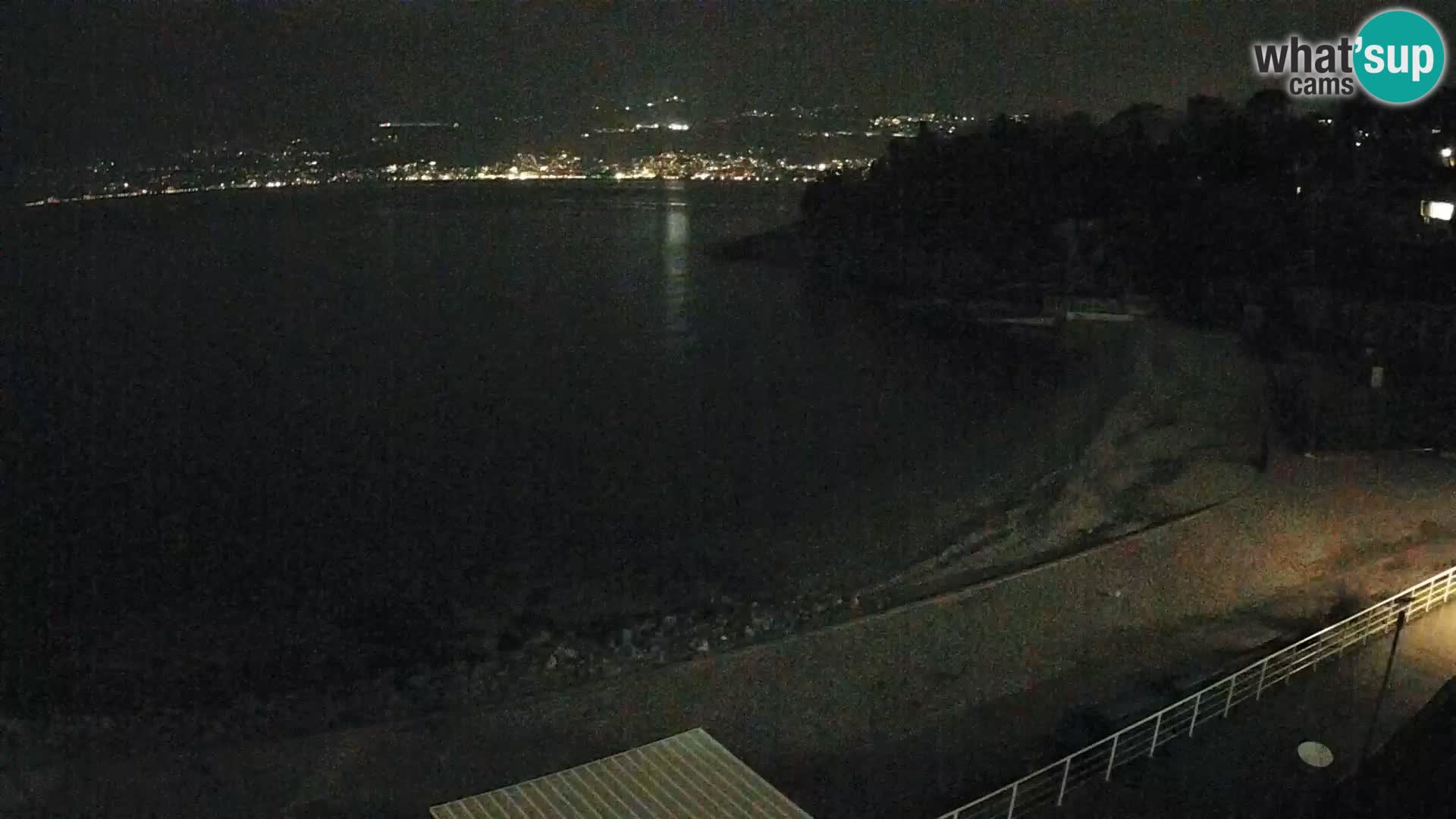 Rijeka web kamera plaža pri Bazenih Kantrida