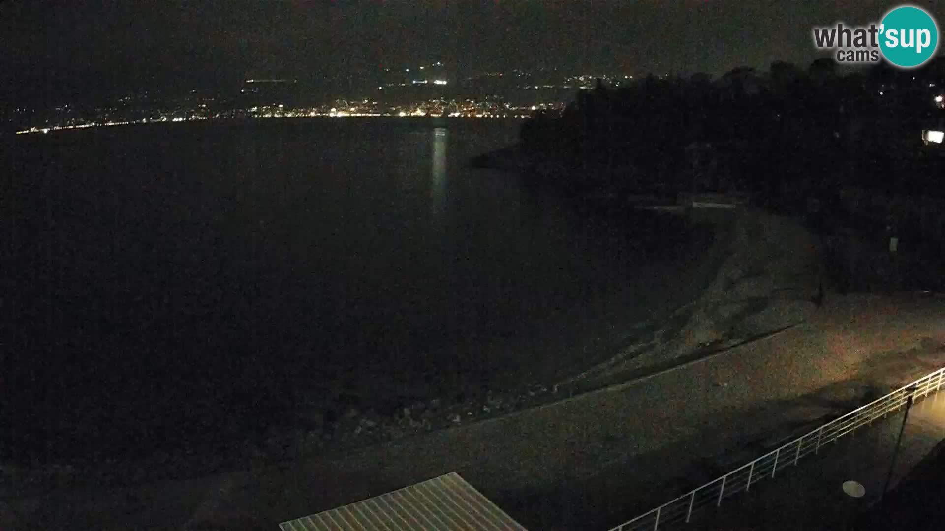 Rijeka web kamera plaža pri Bazenih Kantrida