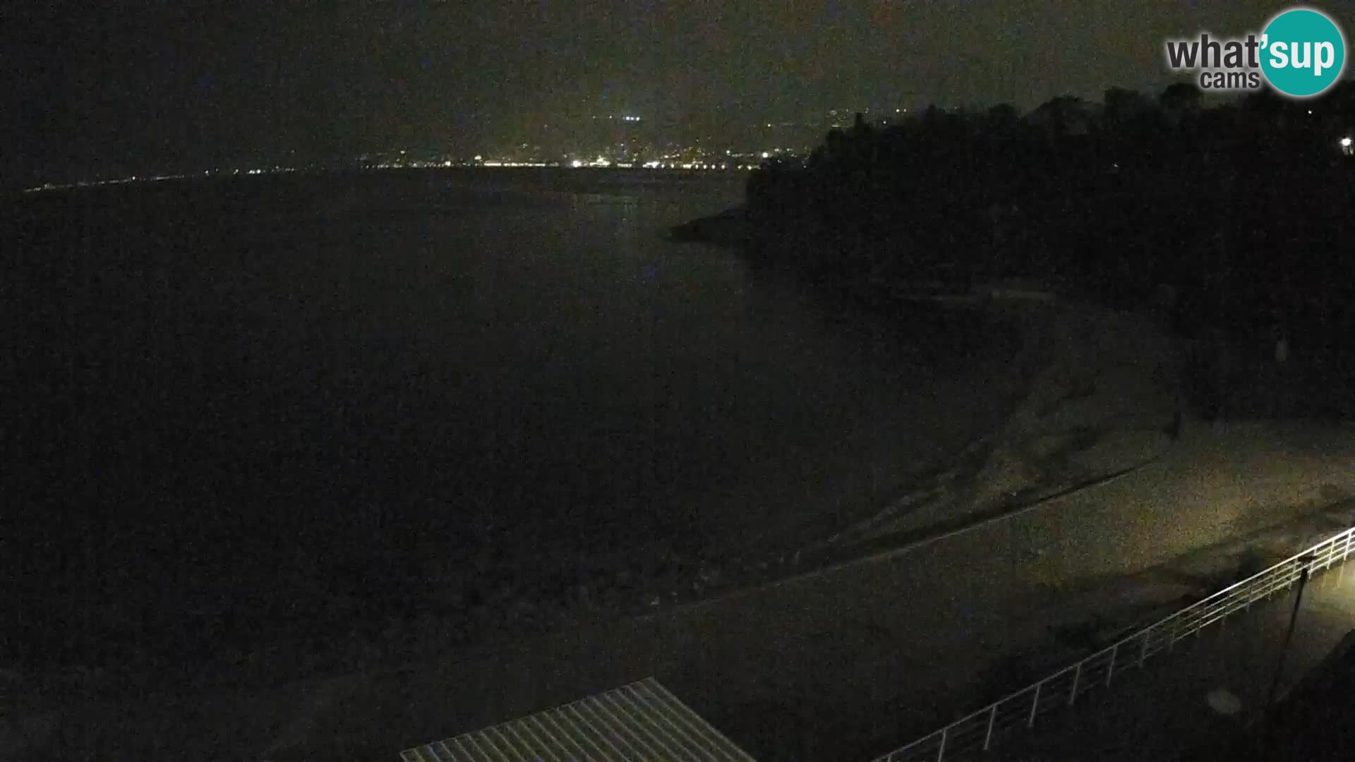 Rijeka web kamera plaža pri Bazenih Kantrida