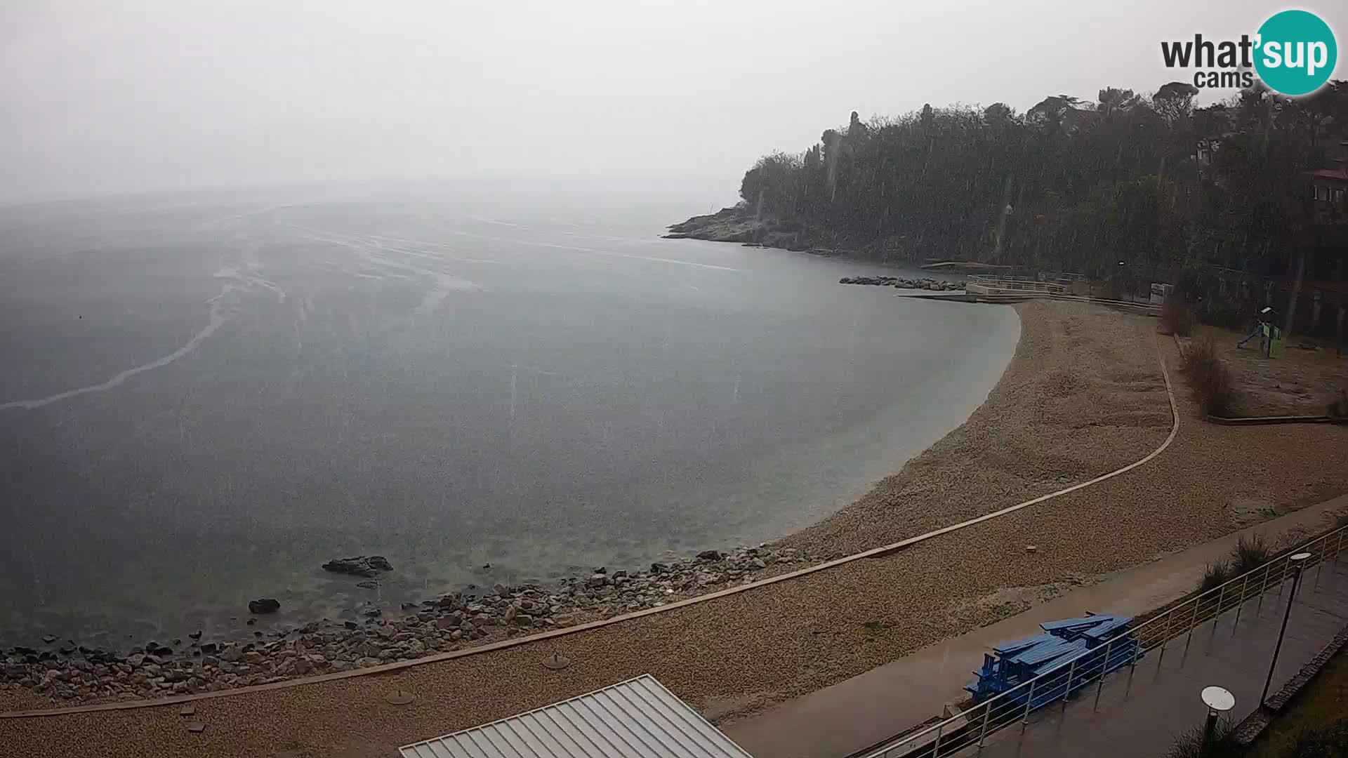 Reka Spletna kamera  plaža pri Bazenih Kantrida