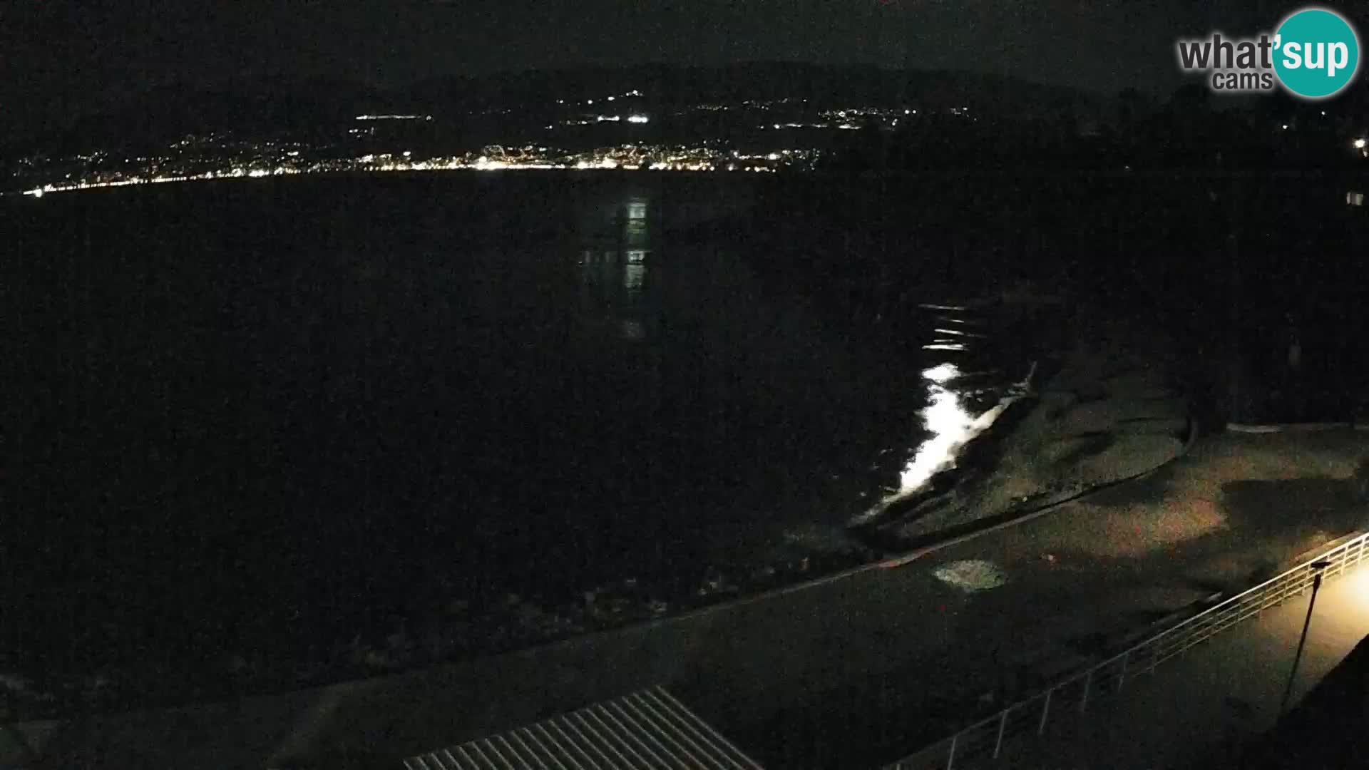 Rijeka web kamera plaža pri Bazenih Kantrida