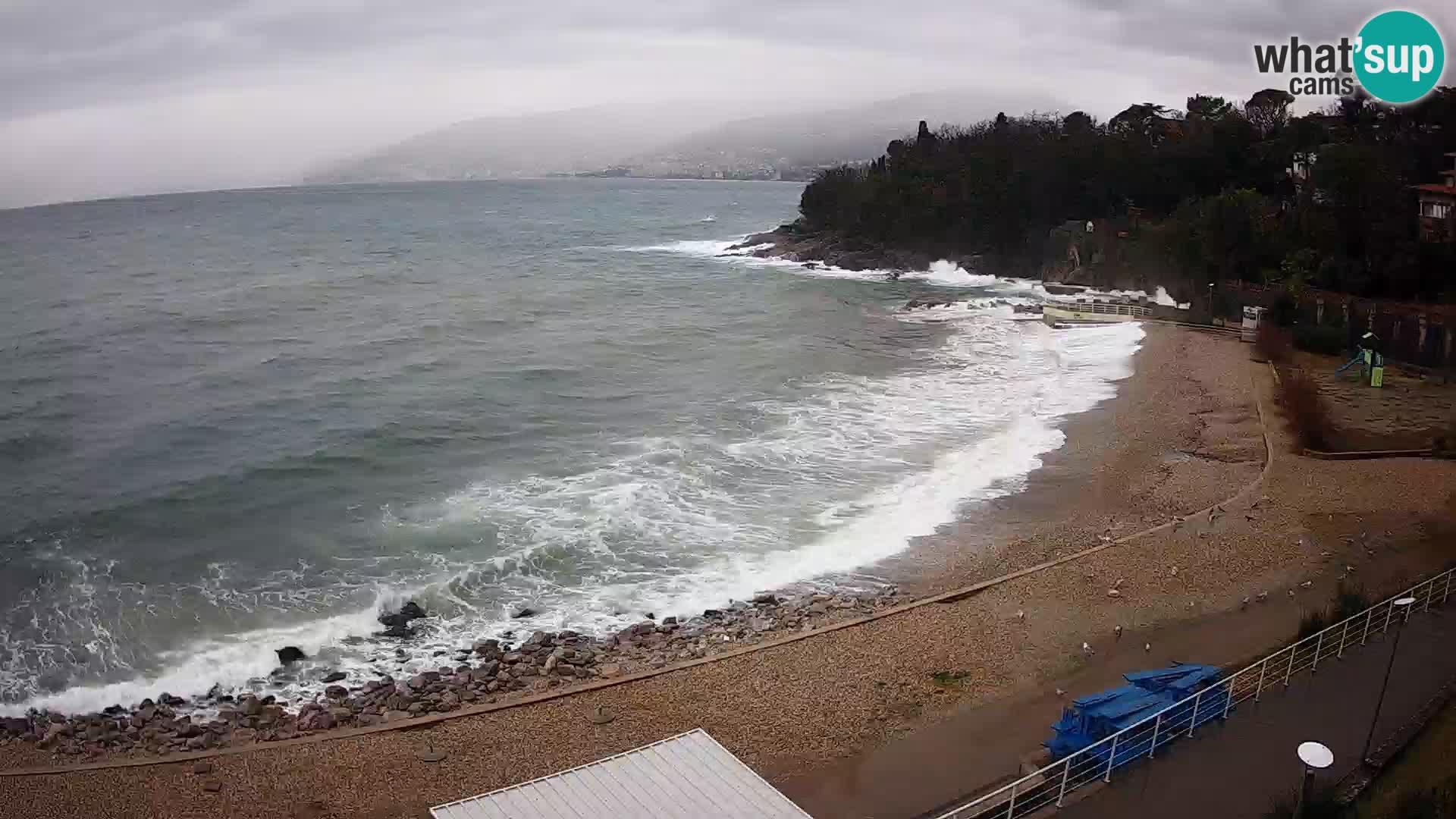 Rijeka Live webcam piscinas de playa Kantrida