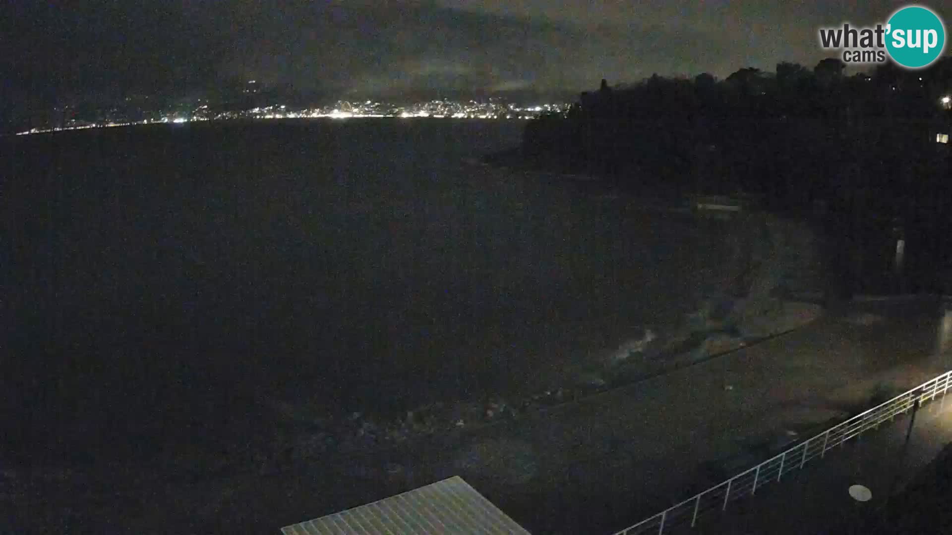 Rijeka web kamera plaža pri Bazenih Kantrida