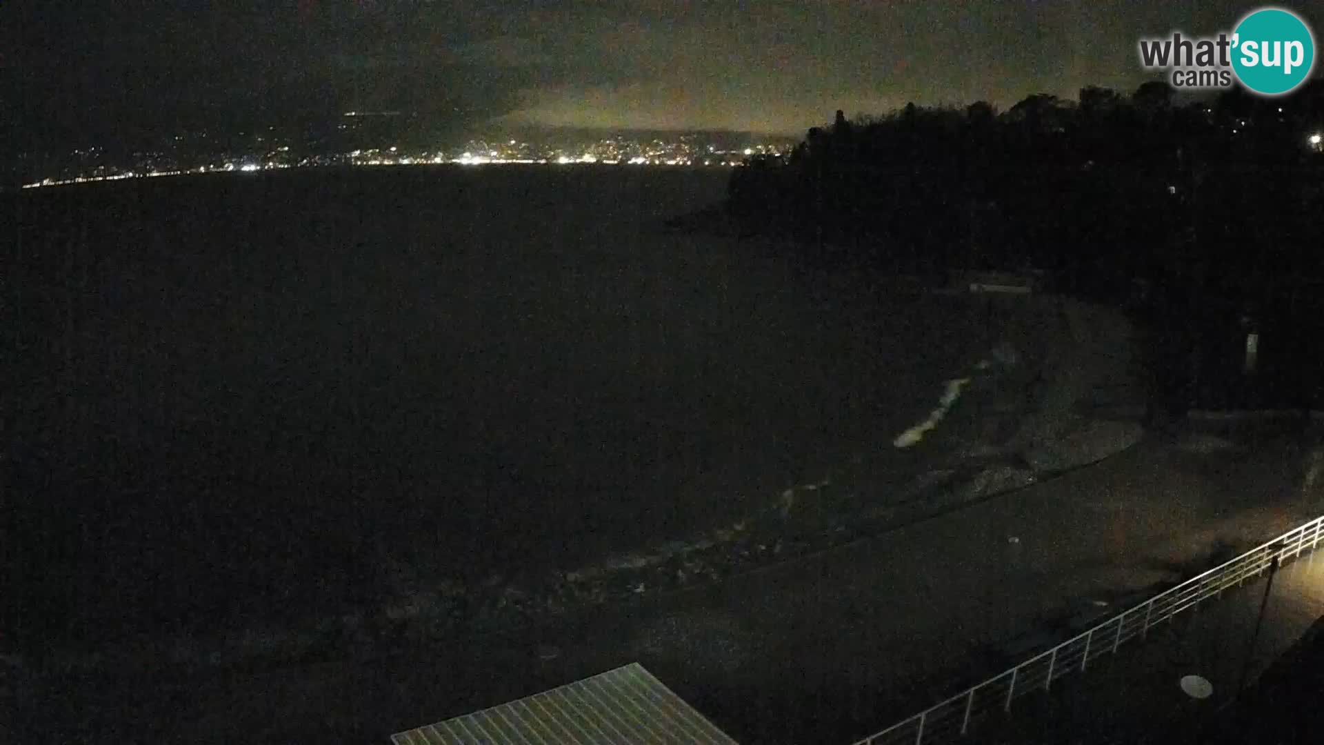 Rijeka web kamera plaža pri Bazenih Kantrida