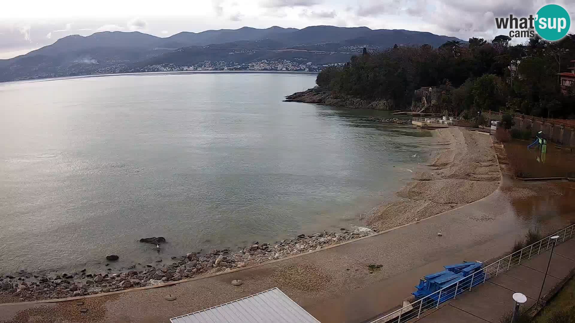 Reka Spletna kamera  plaža pri Bazenih Kantrida