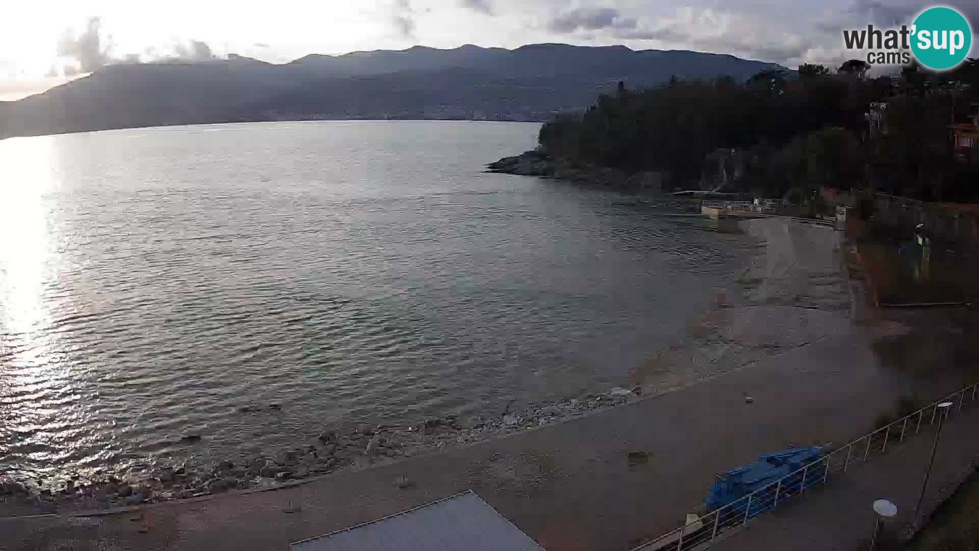 Reka Spletna kamera  plaža pri Bazenih Kantrida