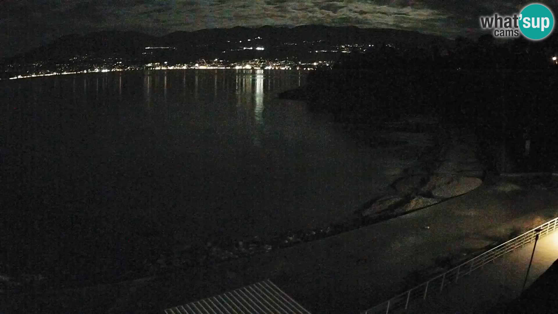 Rijeka web kamera plaža pri Bazenih Kantrida