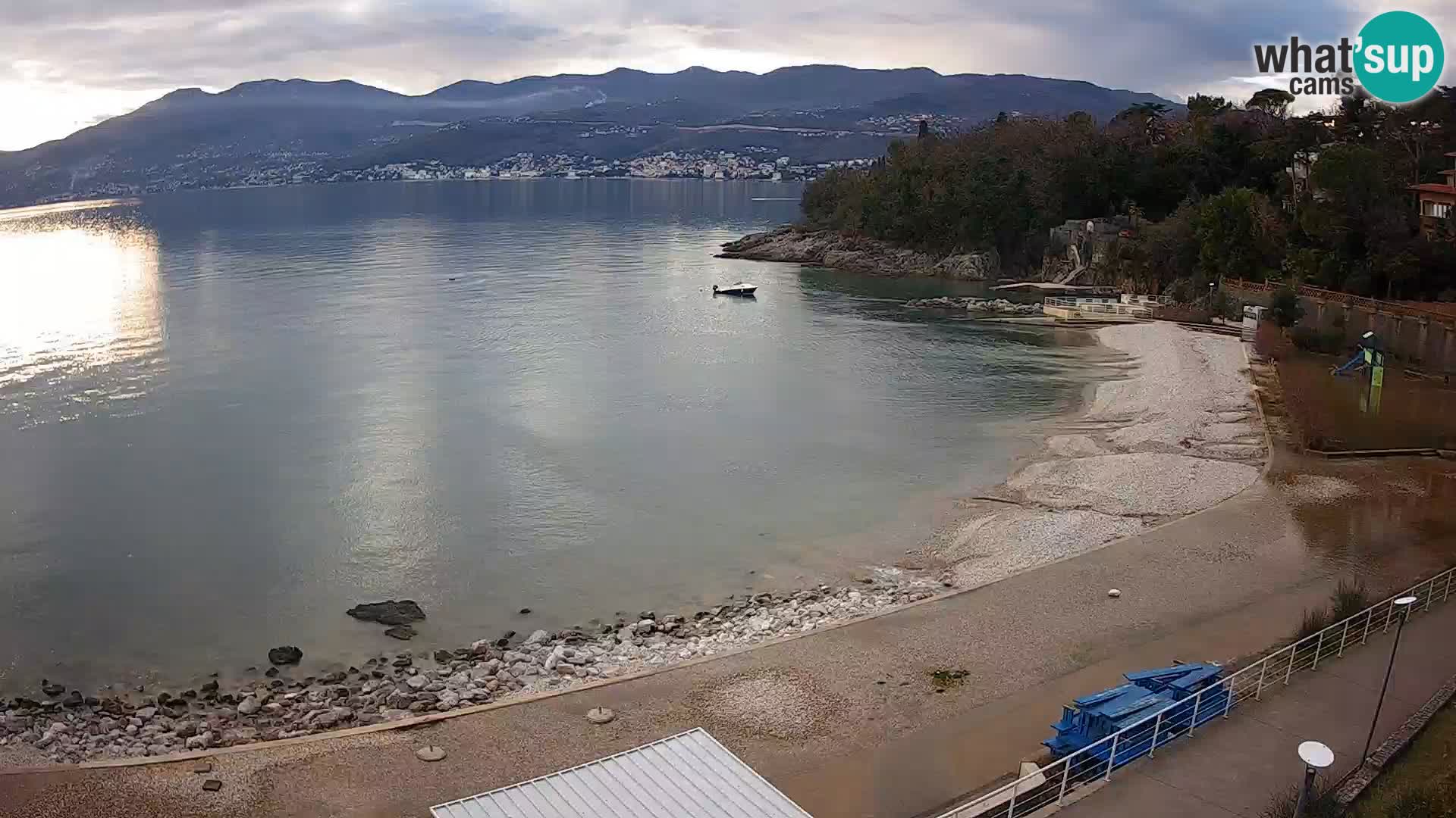 Reka Spletna kamera  plaža pri Bazenih Kantrida