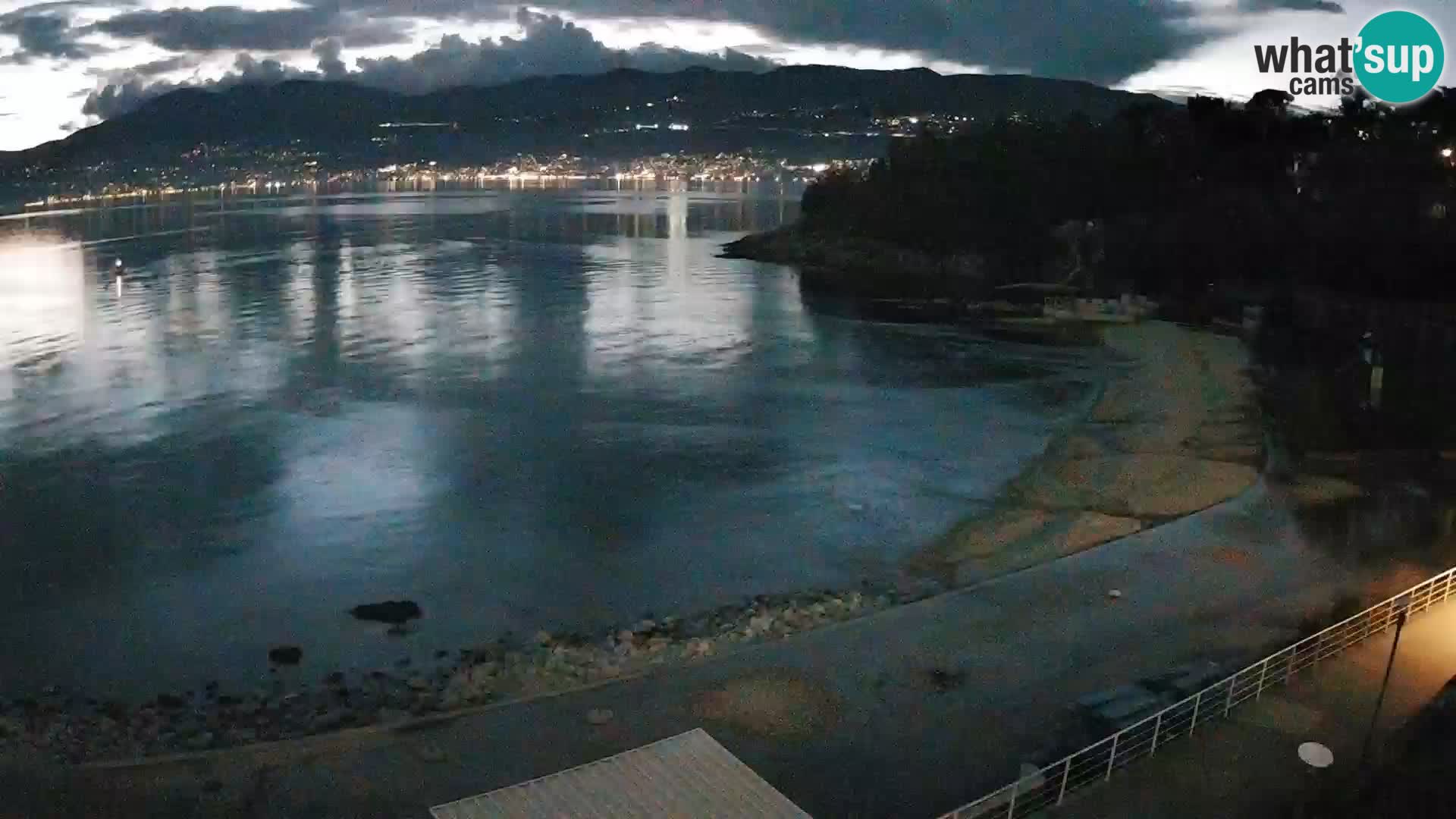 Reka Spletna kamera  plaža pri Bazenih Kantrida