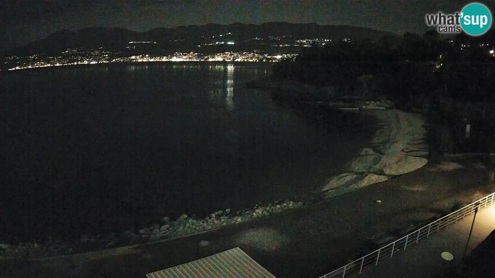 Reka Spletna kamera  plaža pri Bazenih Kantrida