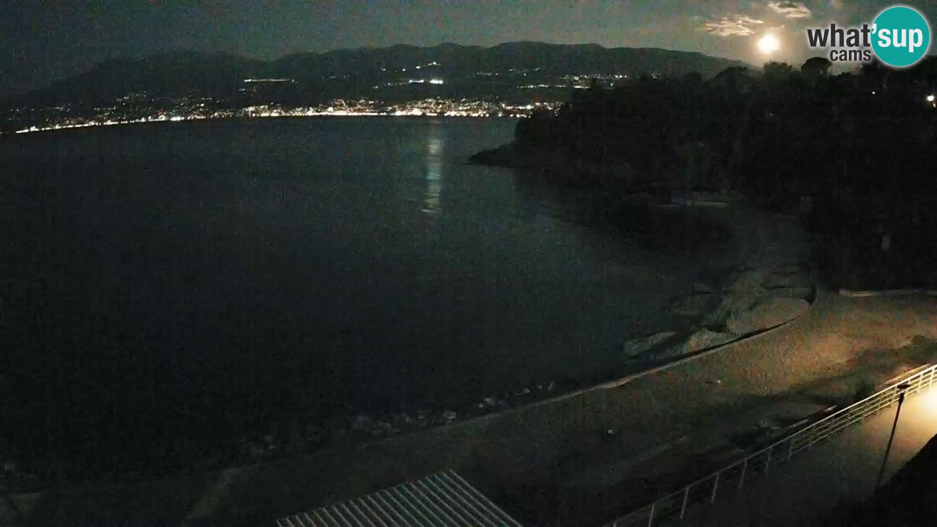 Rijeka web kamera plaža pri Bazenih Kantrida