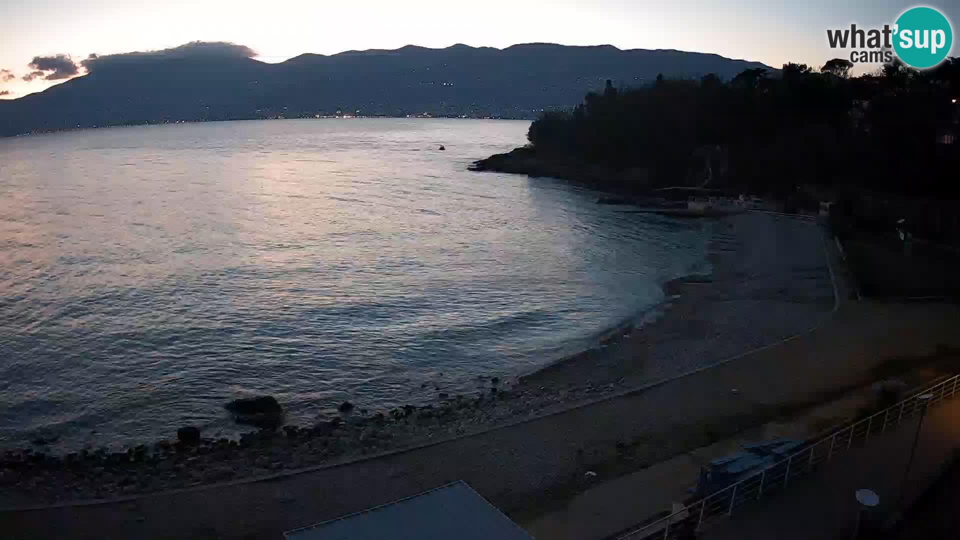 Reka Spletna kamera  plaža pri Bazenih Kantrida