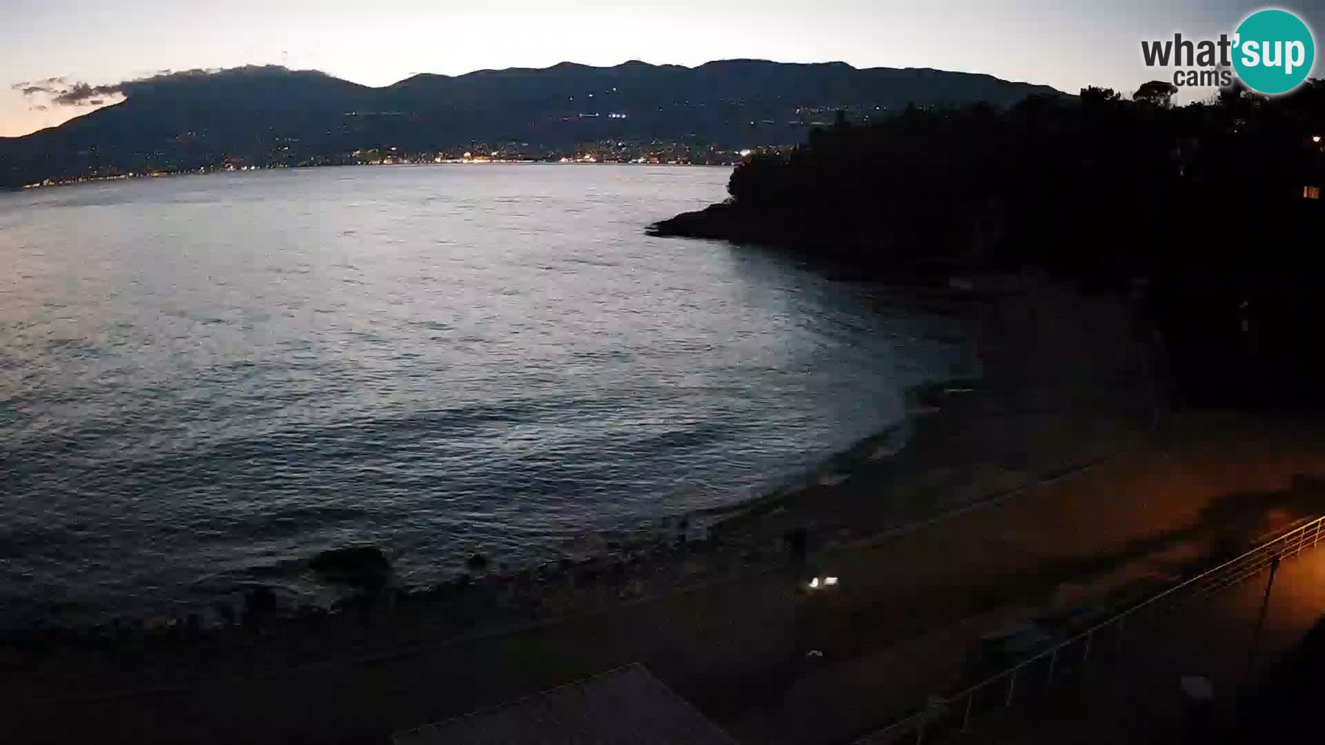 Reka Spletna kamera  plaža pri Bazenih Kantrida