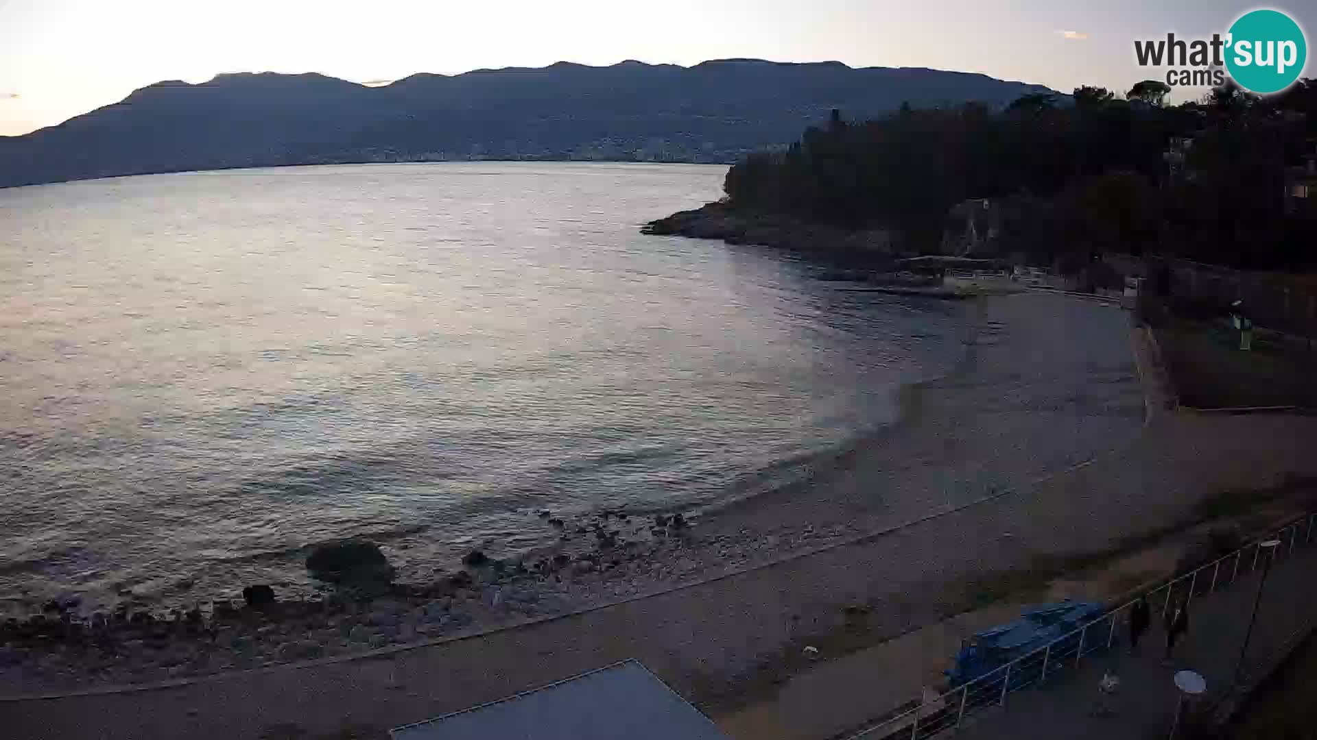 Rijeka web kamera plaža pri Bazenih Kantrida