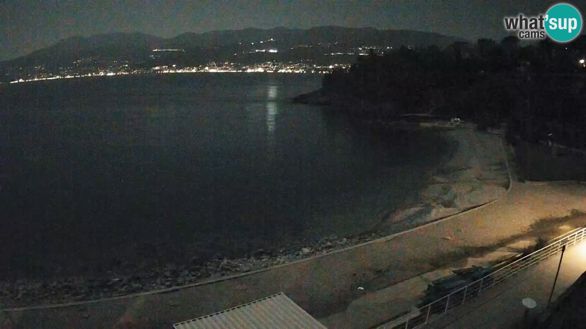 Rijeka web kamera plaža pri Bazenih Kantrida