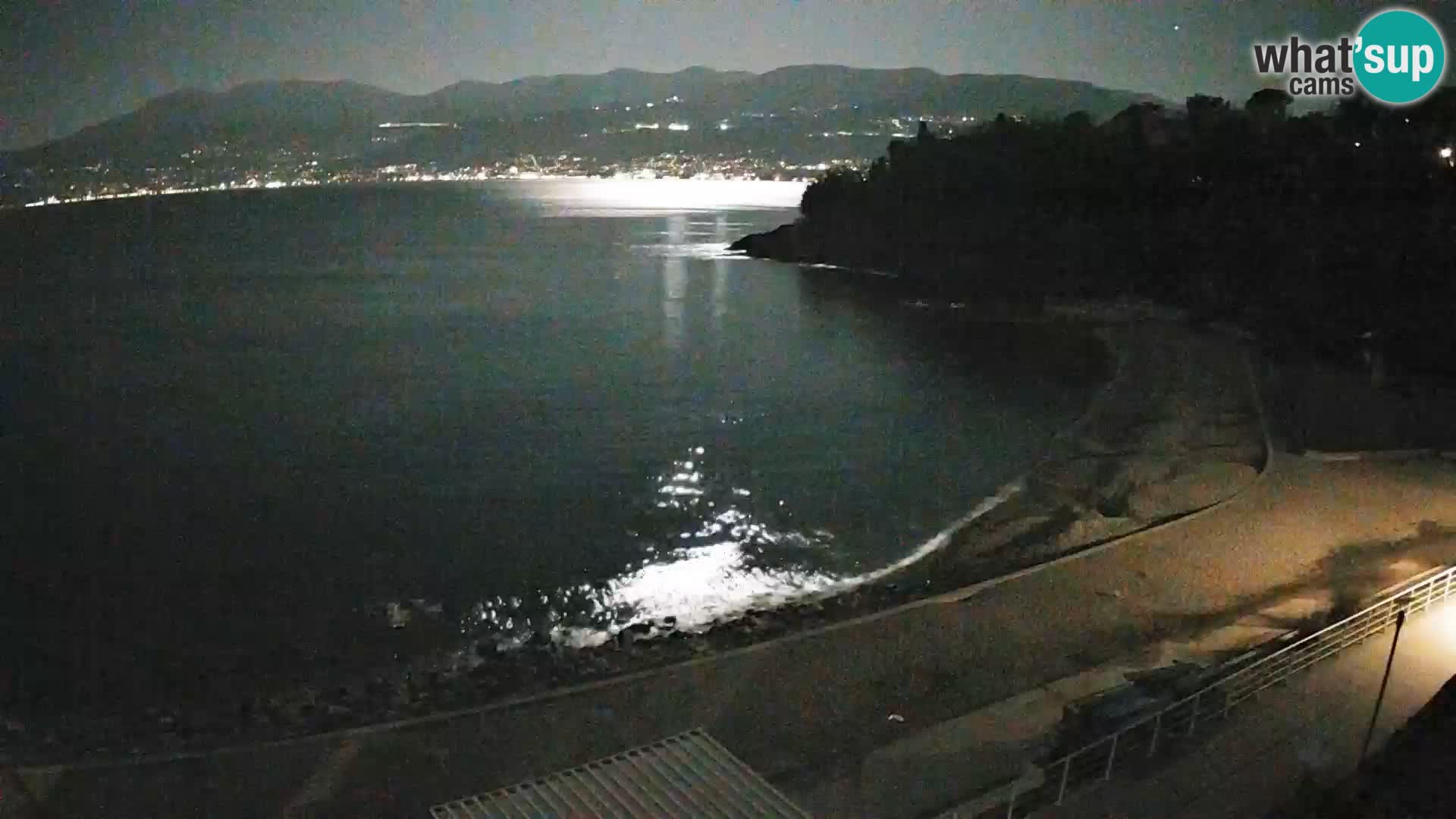 Rijeka web kamera plaža pri Bazenih Kantrida