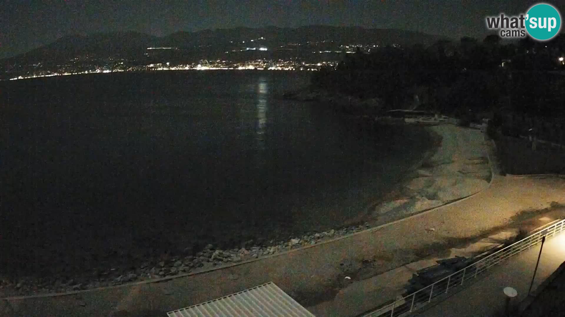 Rijeka web kamera plaža pri Bazenih Kantrida