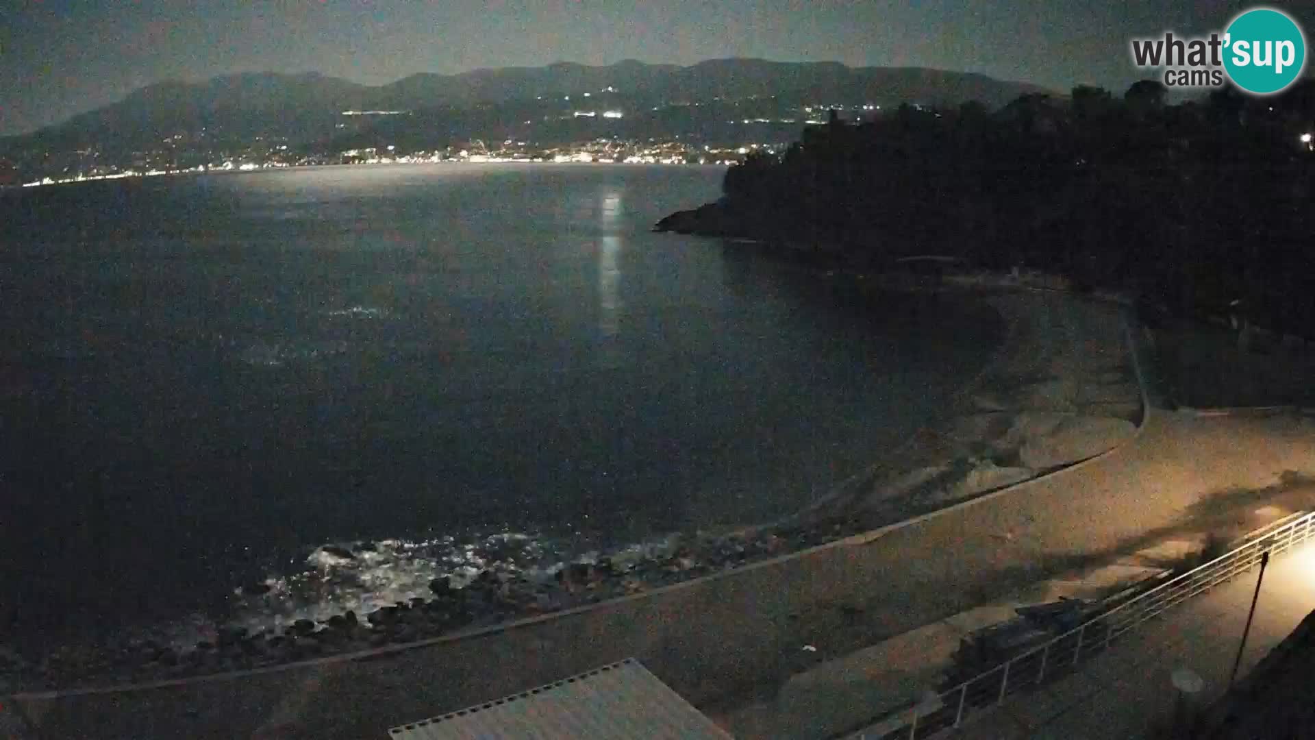 Rijeka web kamera plaža pri Bazenih Kantrida